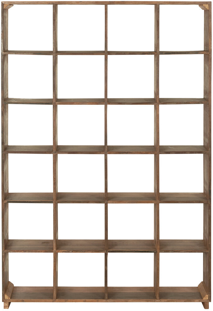 Holz Regal mit 24 Fächern UNIKA, natur 