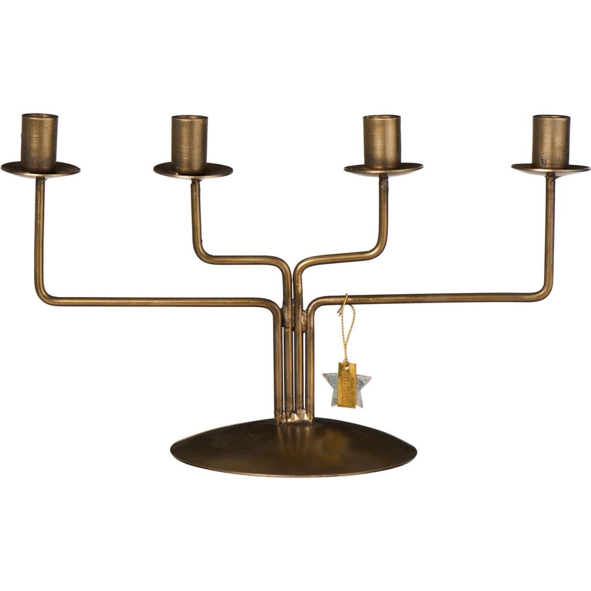 Metall-Kerzenhalter Stylish Christmas für 4 Stabkerzen