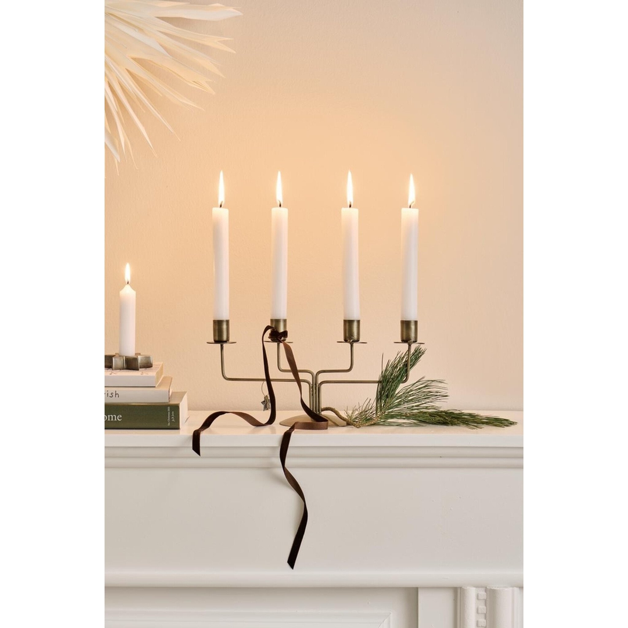 Metall-Kerzenhalter Stylish Christmas für 4 Stabkerzen