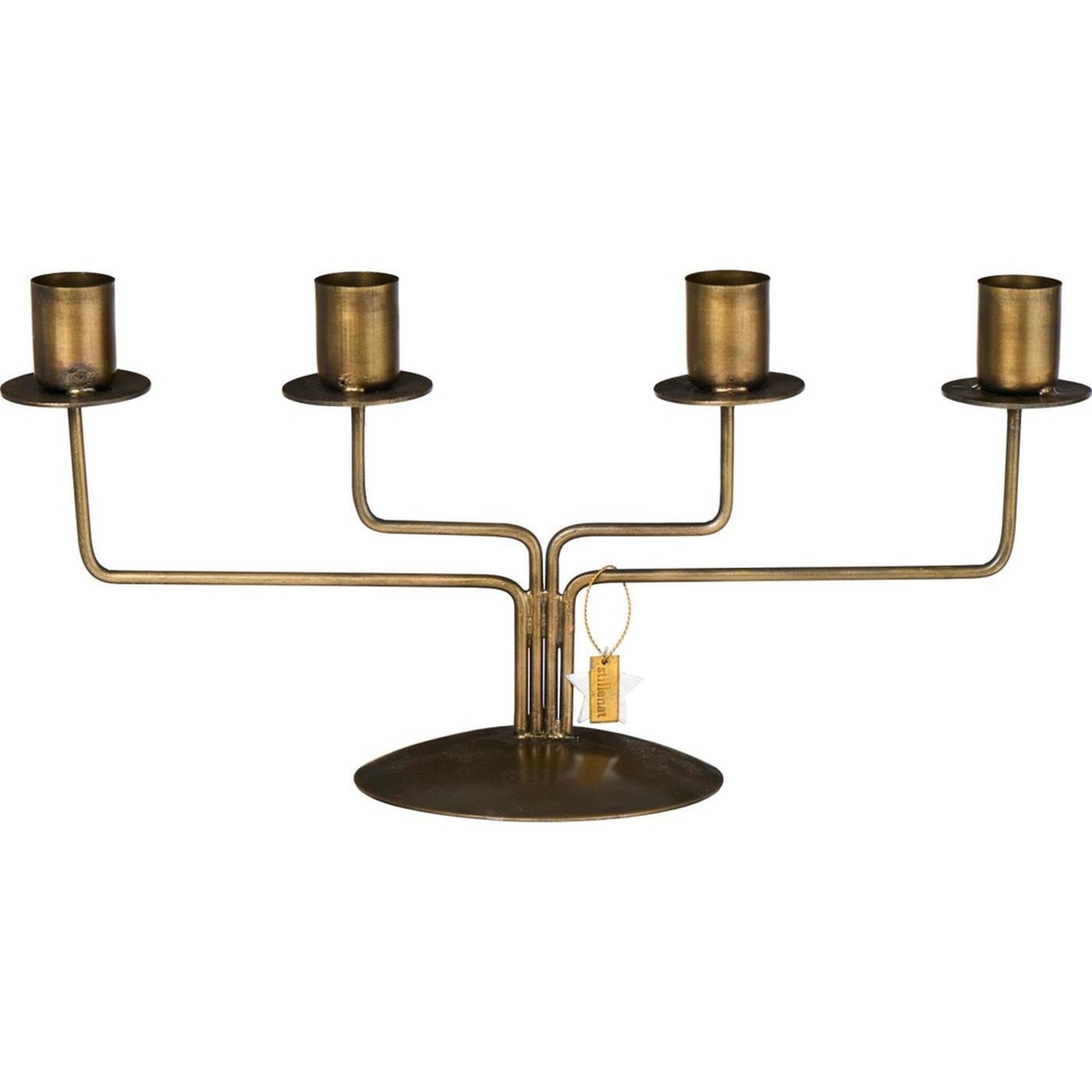 Metall-Kerzenhalter Stylish Christmas für 4 Stabkerzen