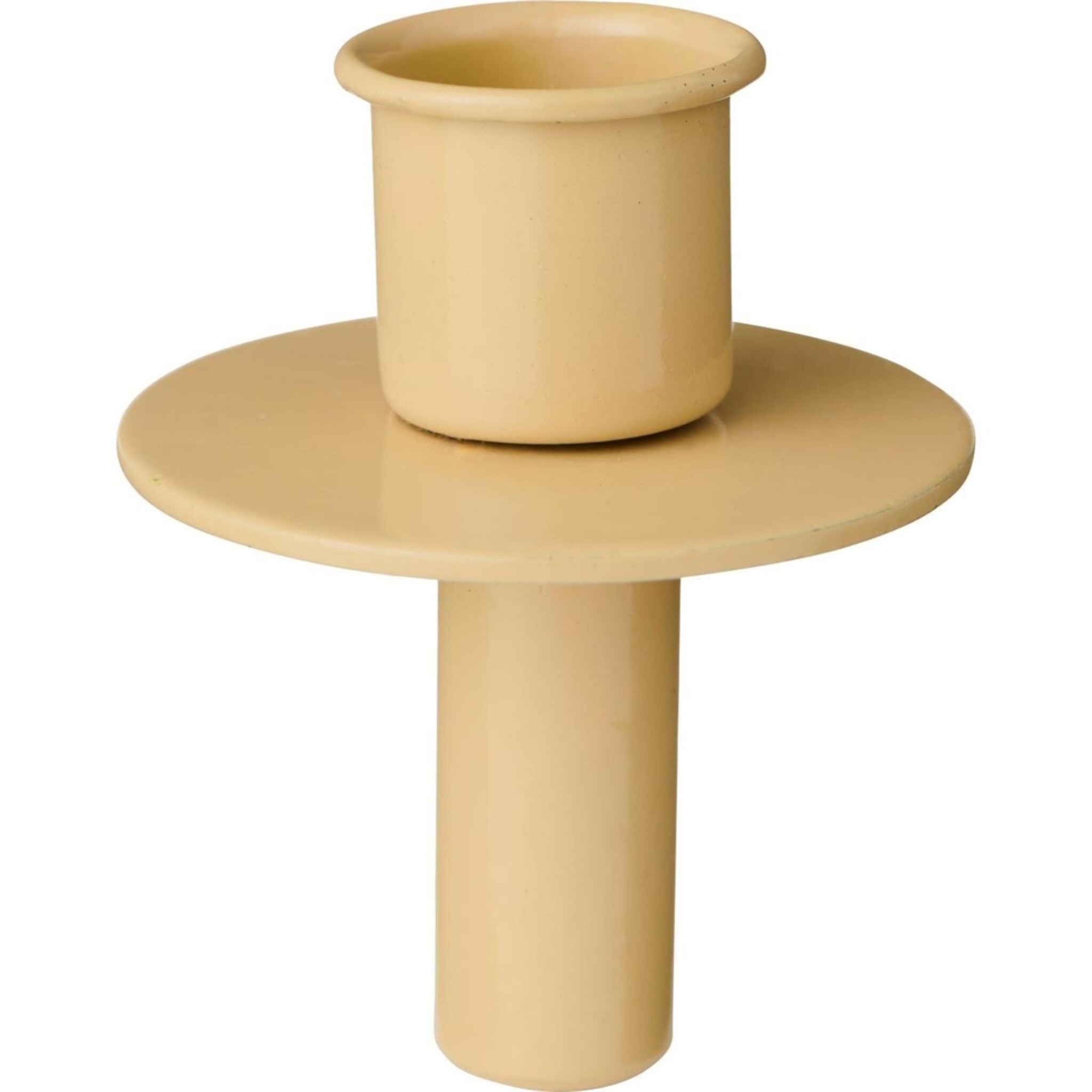 Kerzenhalter für 2,2 cm Stabkerze Flaschenstecker, beige 