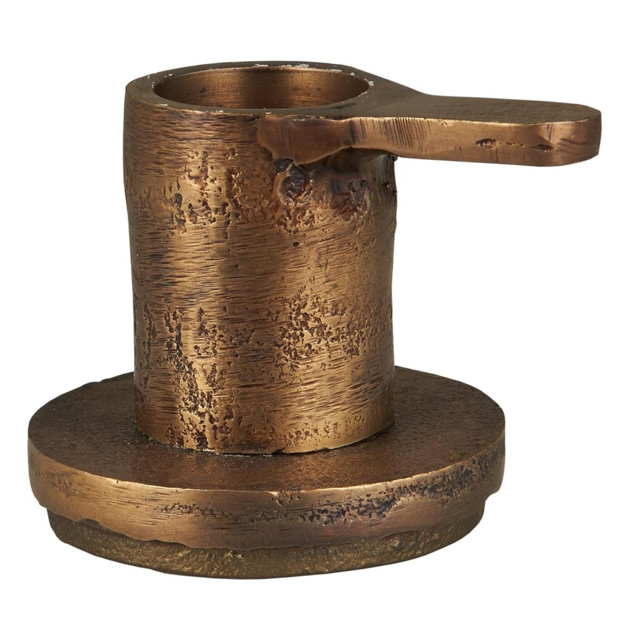Kerzenhalter für 3,8 cm Kerze mit Henkel Tiza, gold 