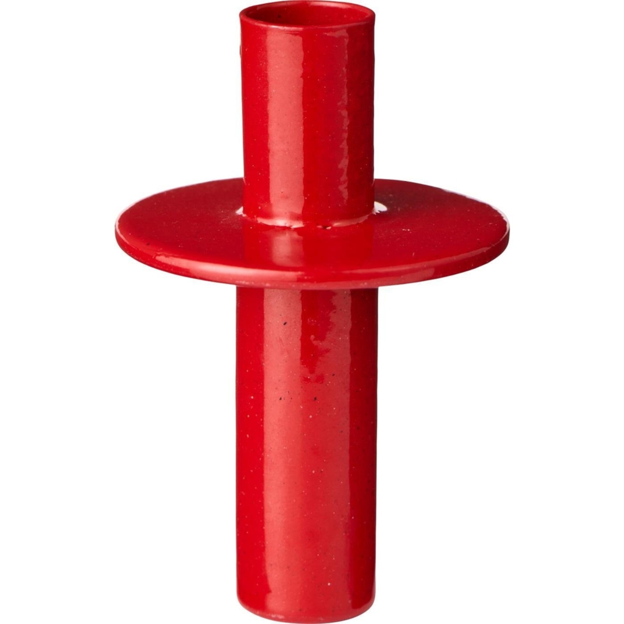 Kerzenhalter für dünne 1,3 cm Kerze Flaschenstecker, rot 