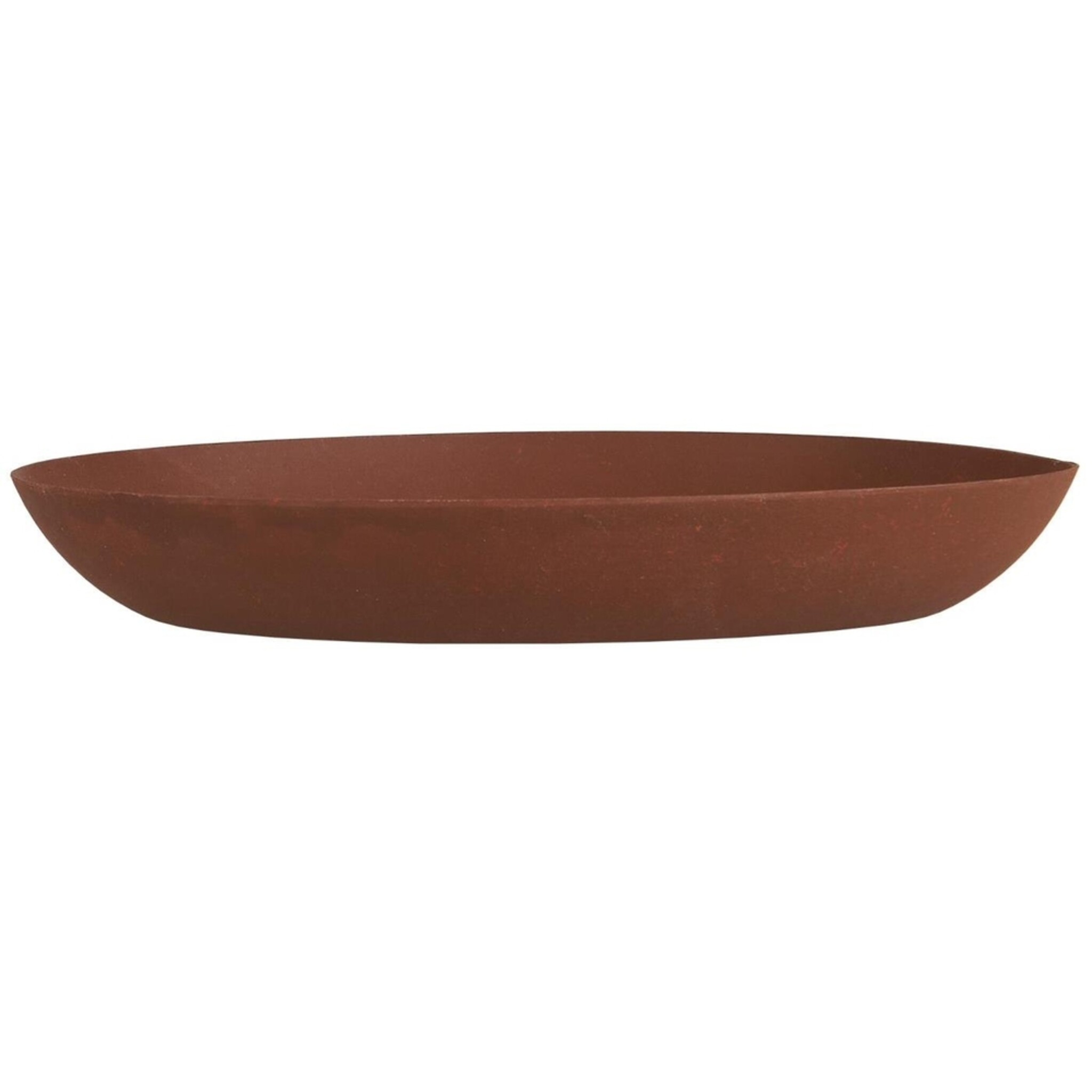 Kerzentablett antikbraun, rund, braun Höhe 2.2, Ø 15 cm