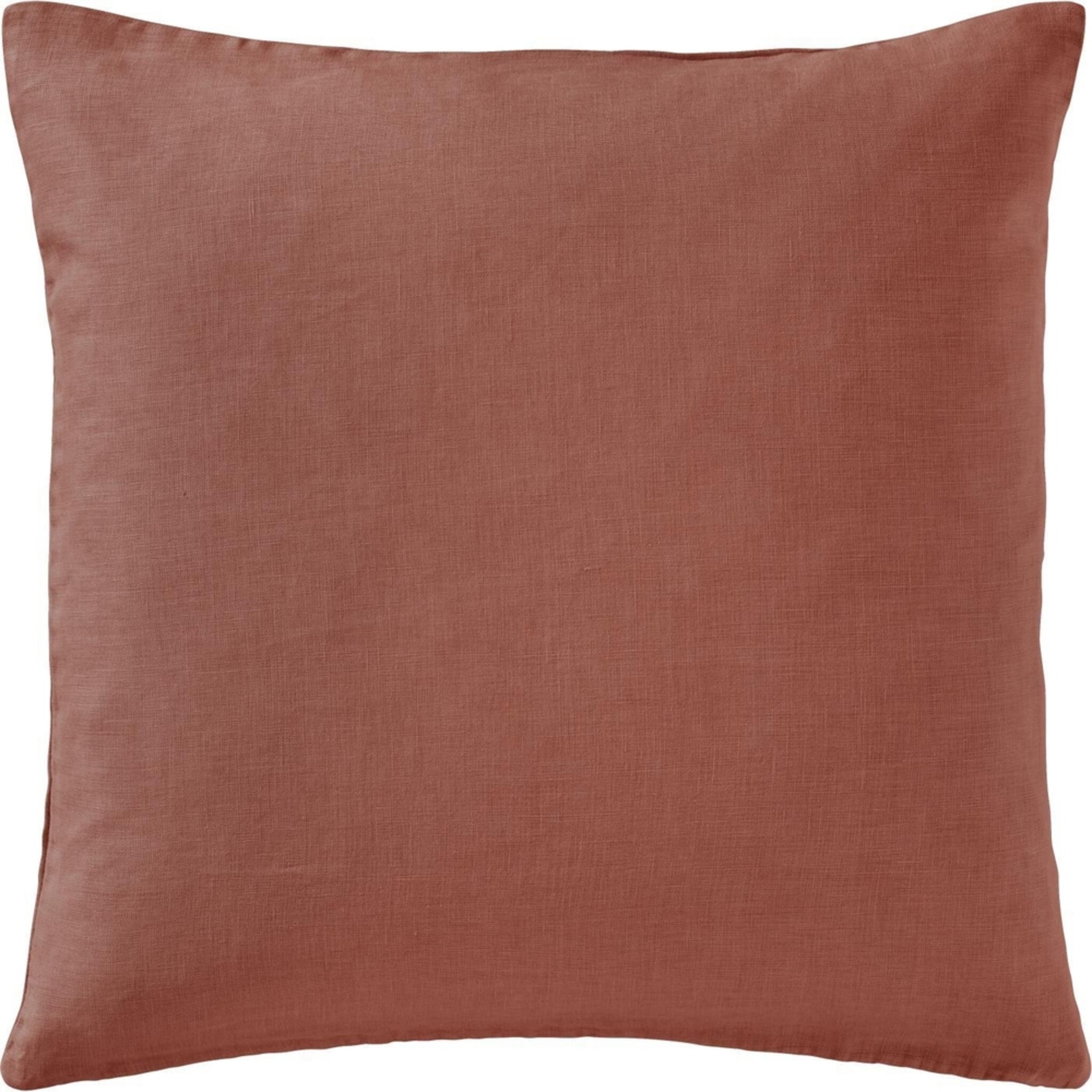 Leinen-Kissenbezug 50x50 cm einfarbig, dusty plum 
