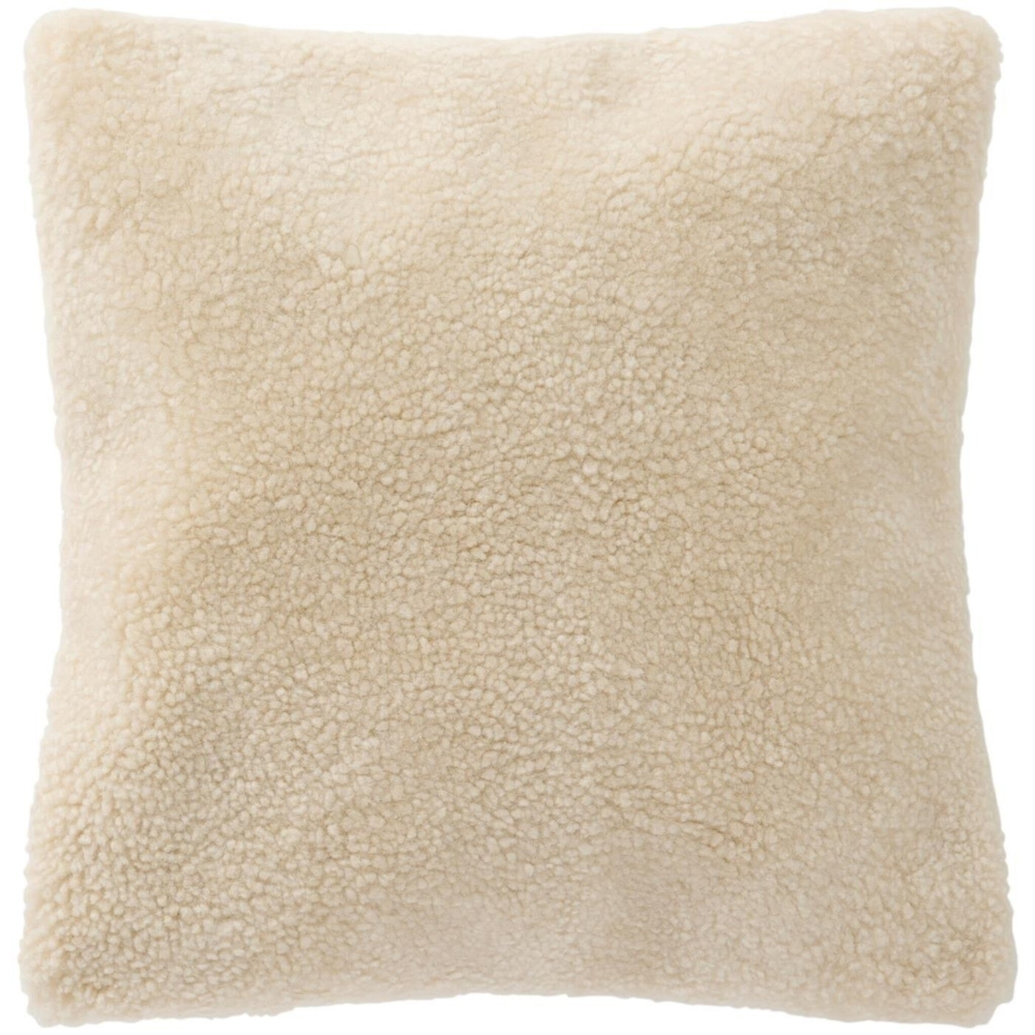 Kissenbezug Lammfell Butter Cream 50x50 cm, butter cream 