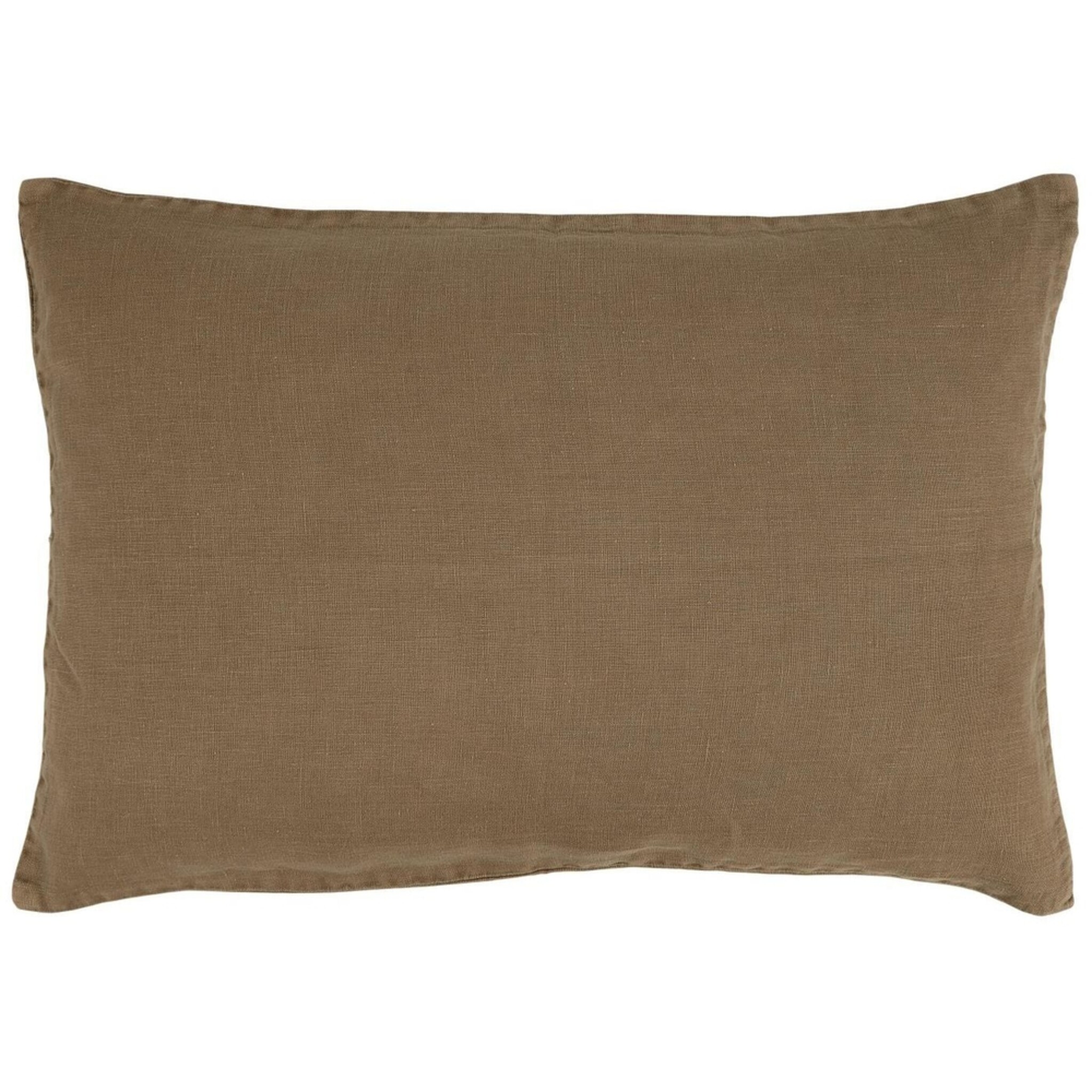 IB Laursen Kissenbezug Leinen 60x40 cm, chocolate 