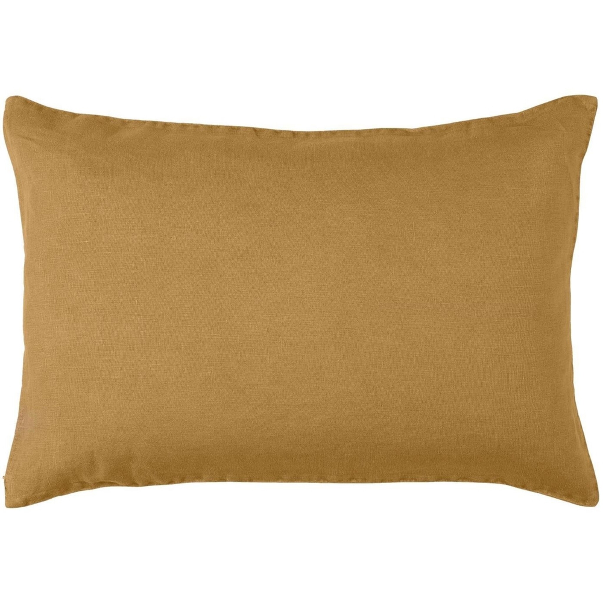 IB Laursen Kissenbezug Leinen 60x40 cm, ochre green 