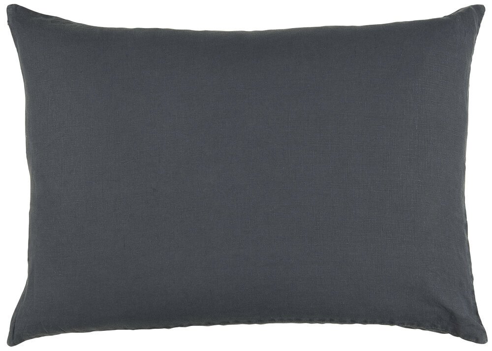 IB Laursen Kissenbezug Leinen 70x50 cm, midnight blue 