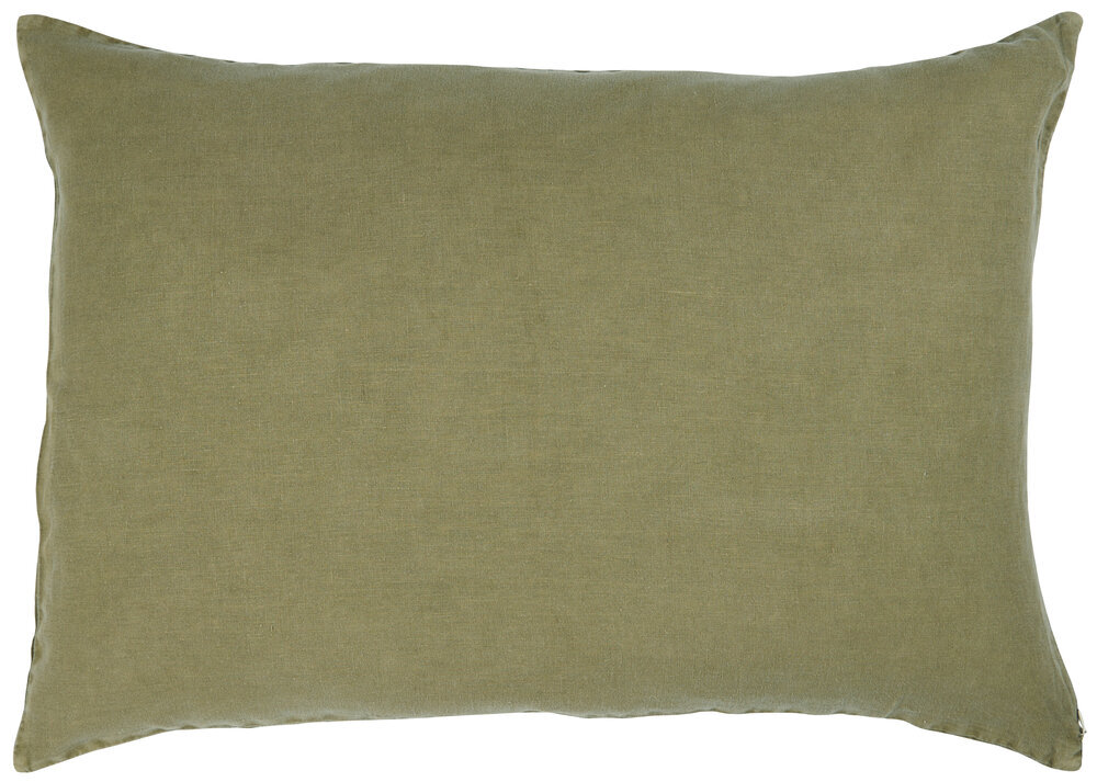 IB Laursen Kissenbezug Leinen 70x50 cm, moosgrün 