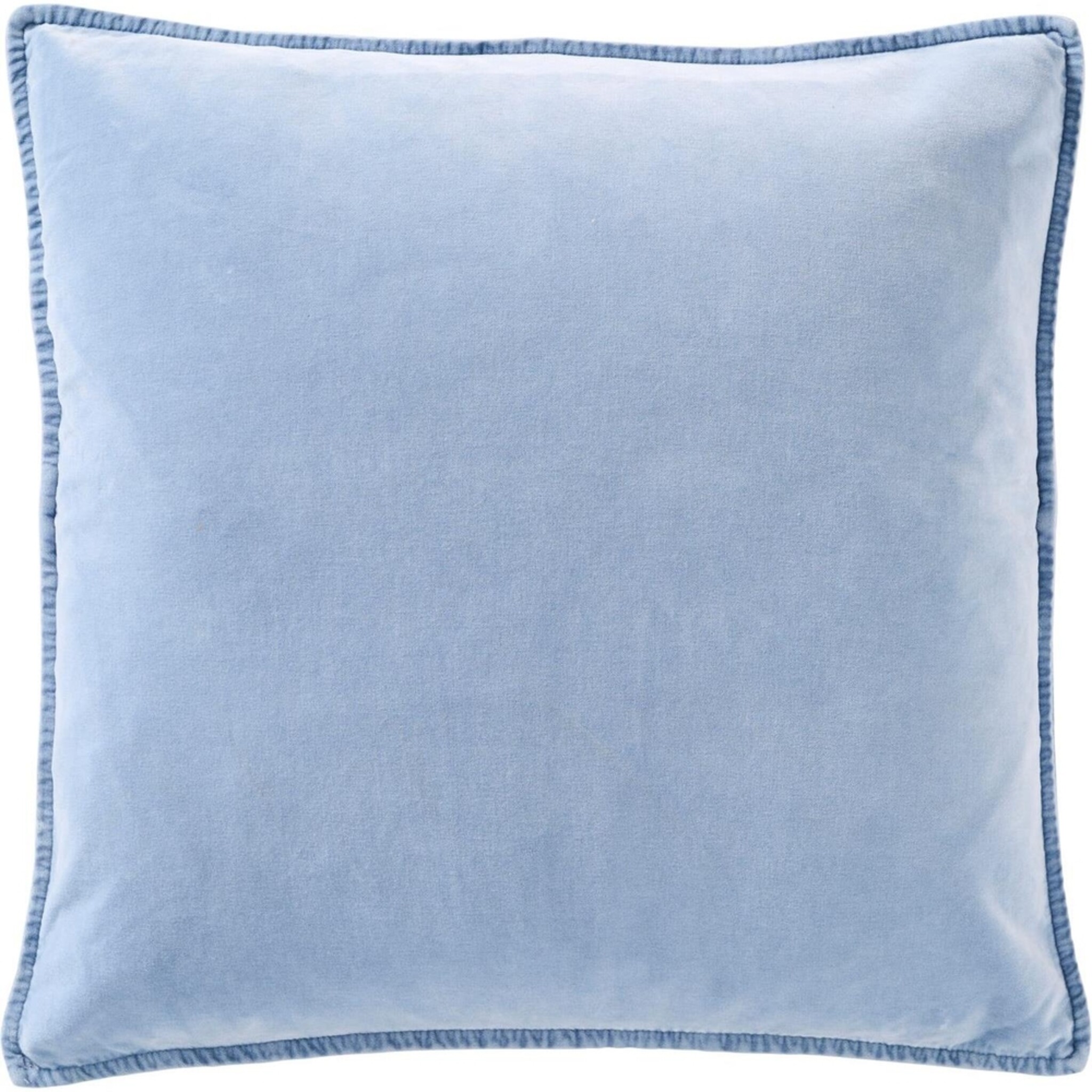 Kissenbezug Velour quadratisch, cornflower 