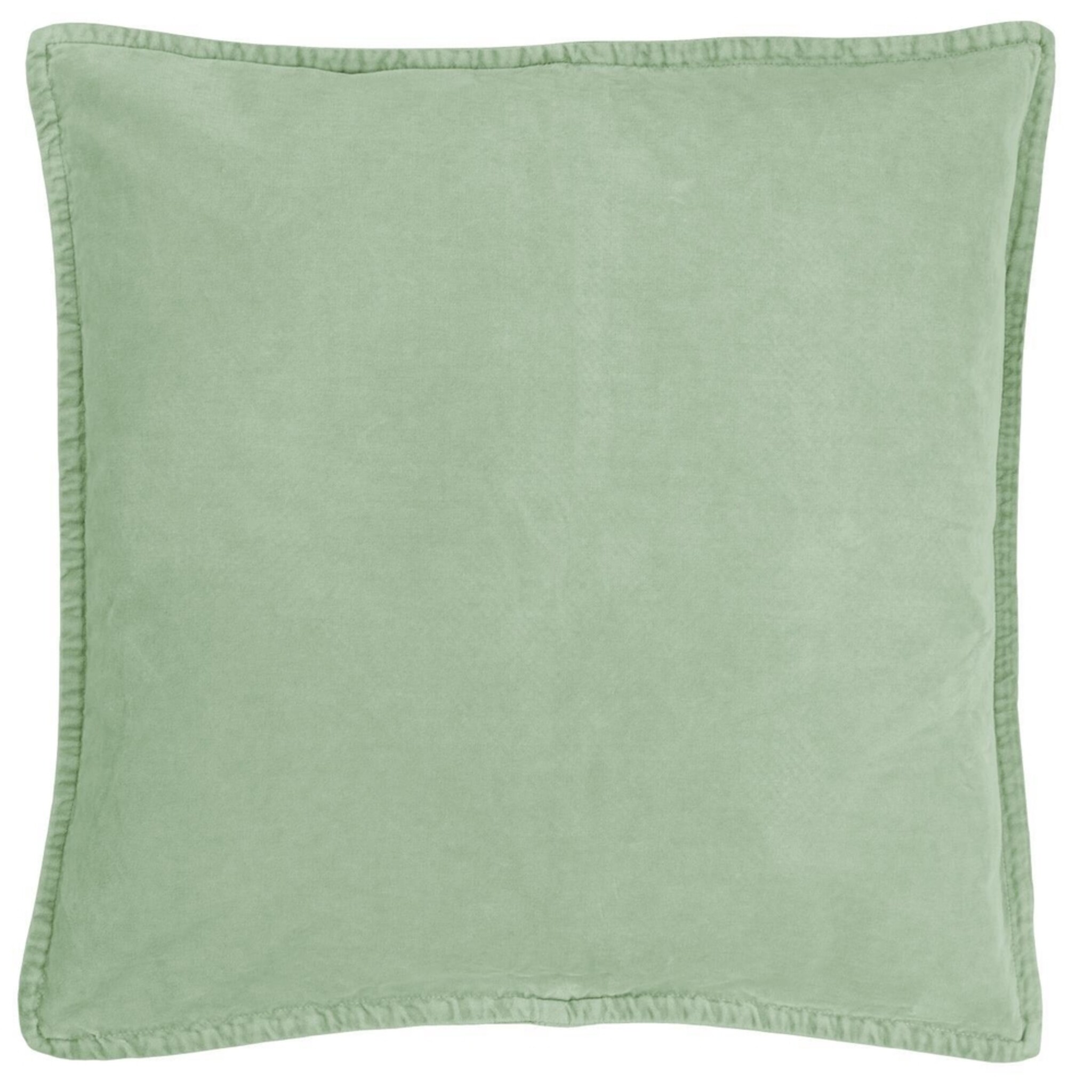 Kissenbezug Velour quadratisch, pistazie 