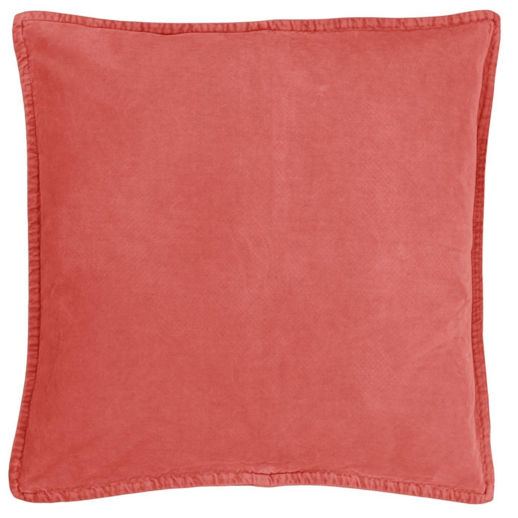 Kissenbezug Velour quadratisch, melon 