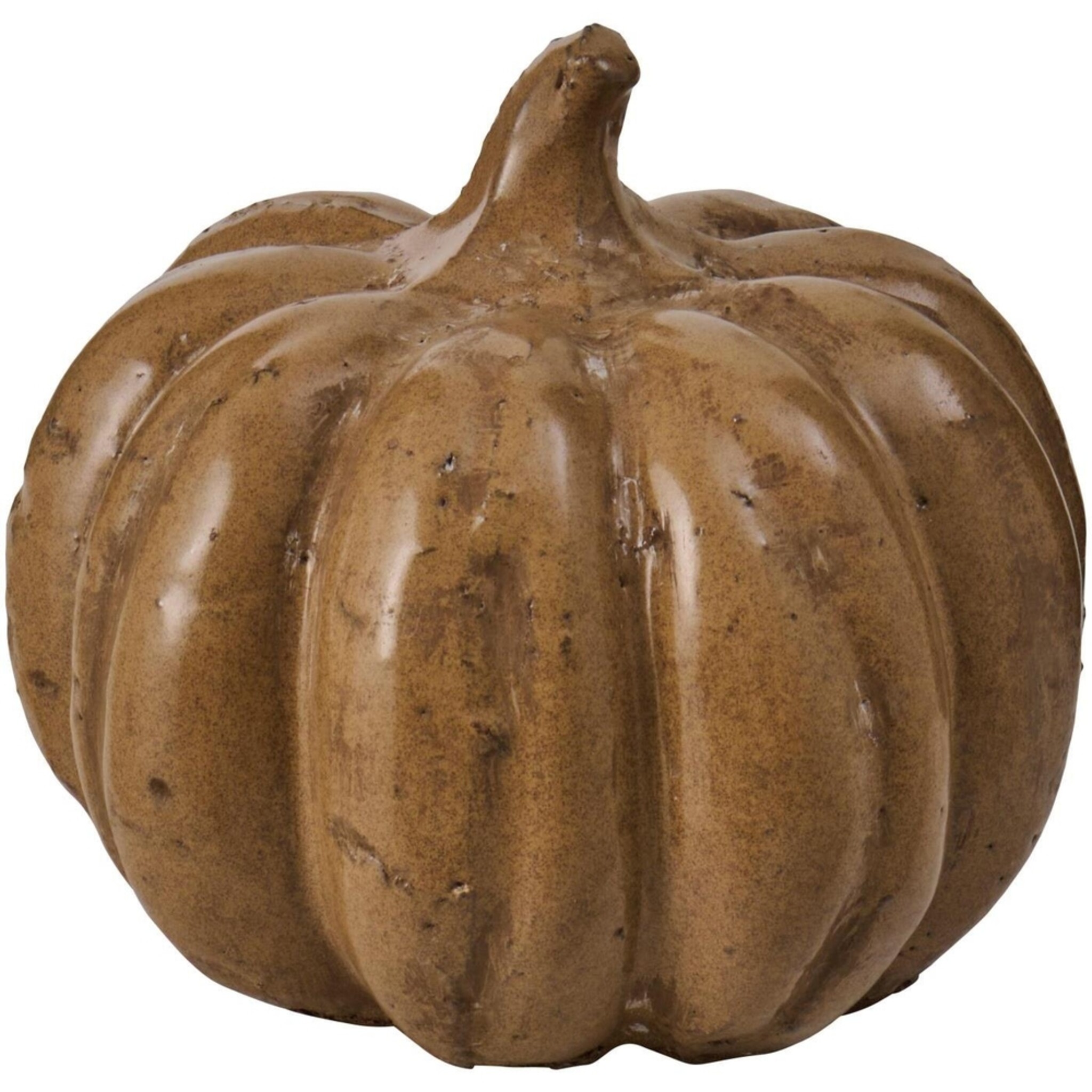 IB Laursen Terracotta Kürbis Braun glasiert, braun Ø 20 x H 18,5 cm