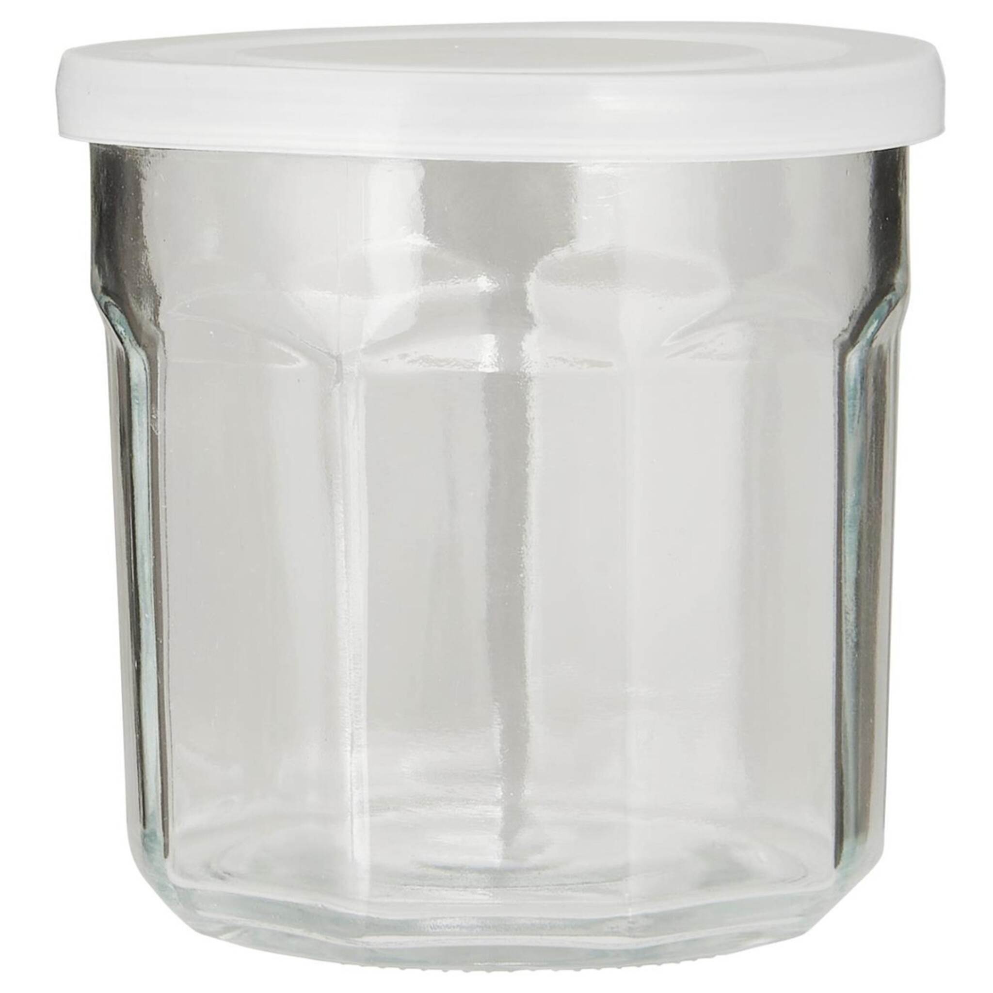 Marmeladenglas mit transparenten Deckel, klar 400 ml, Höhe 9.8, Ø 9.5 cm