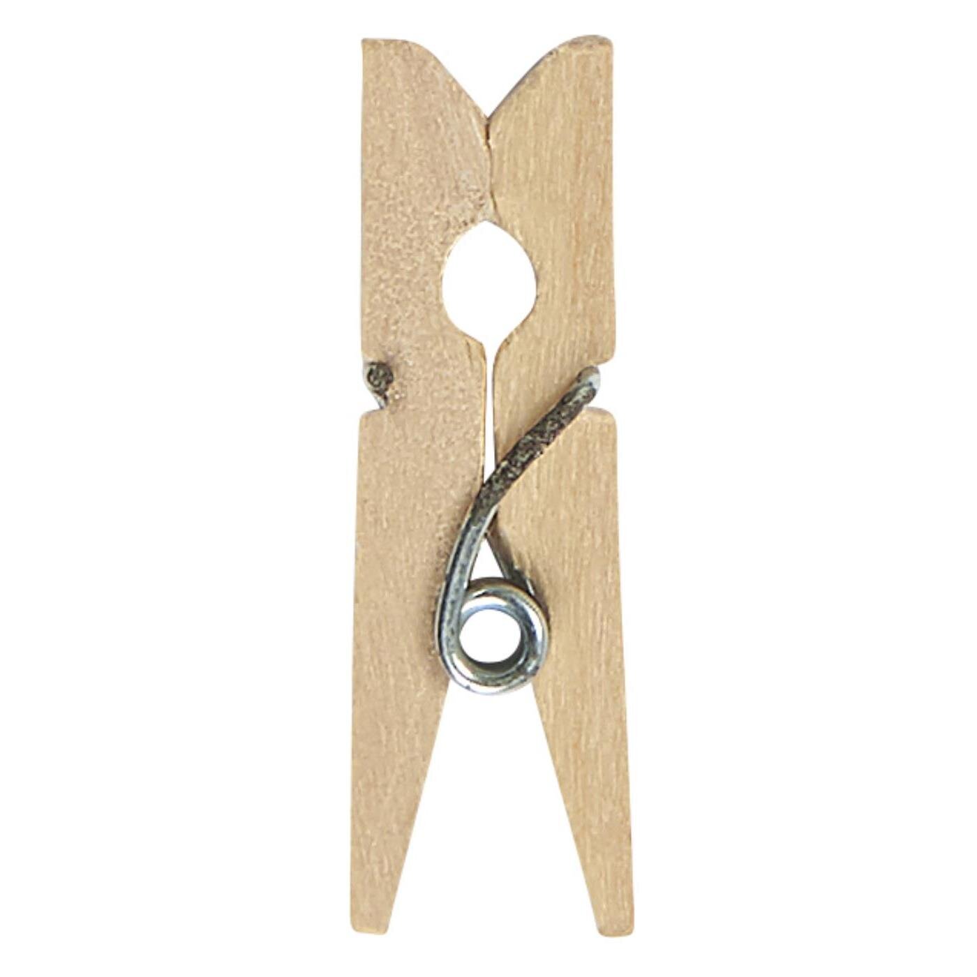Mini Holzklammer, natur 