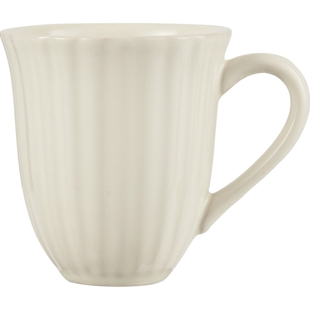Mynte Becher mit Rillen, butter cream 