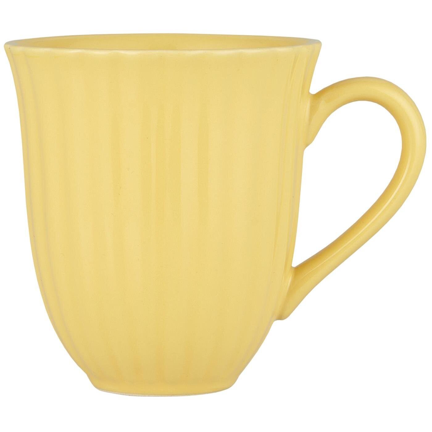 Mynte Becher mit Rillen, lemonade 
