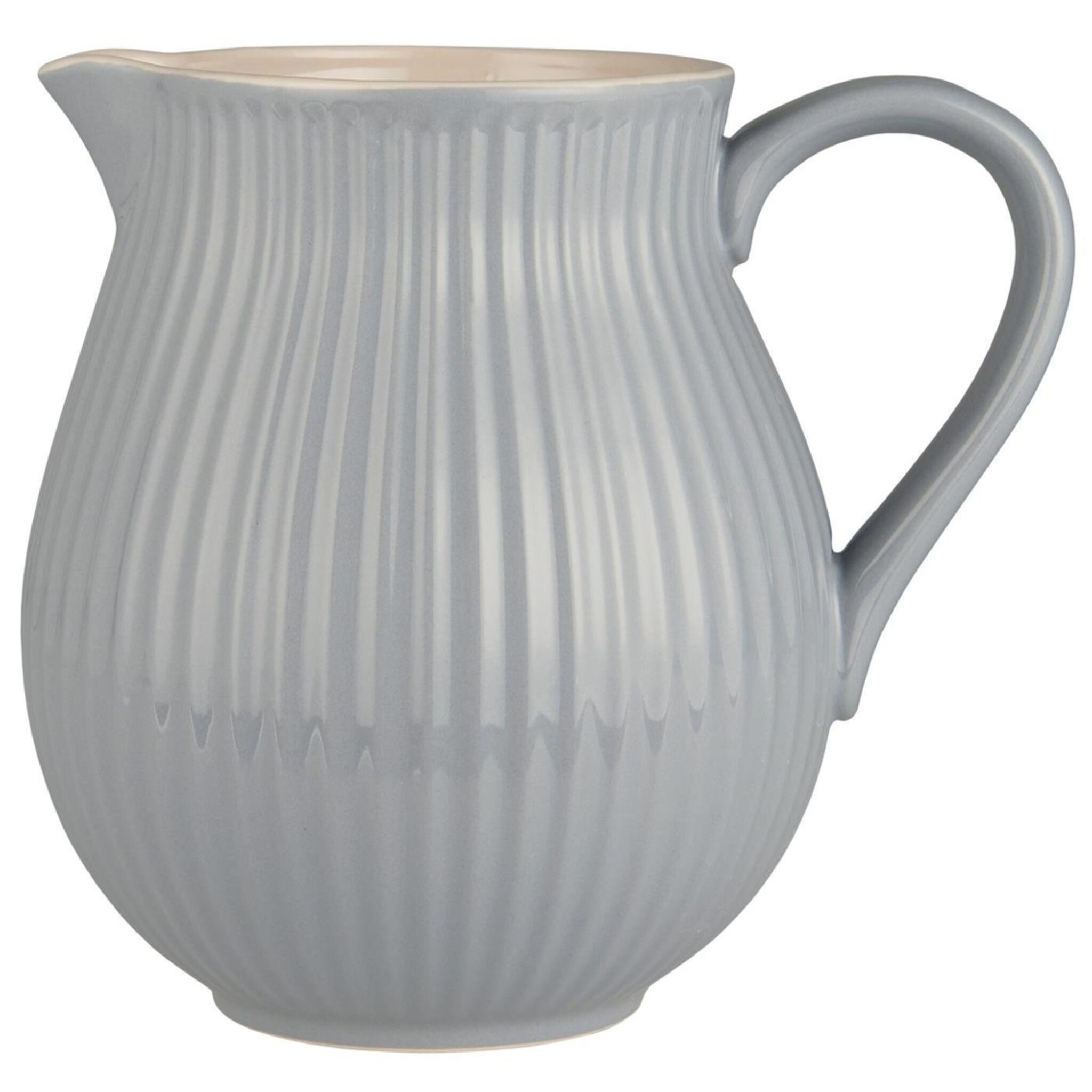 IB Laursen Mynte Kanne 2,0 Ltr Steingut Krug, french grey 