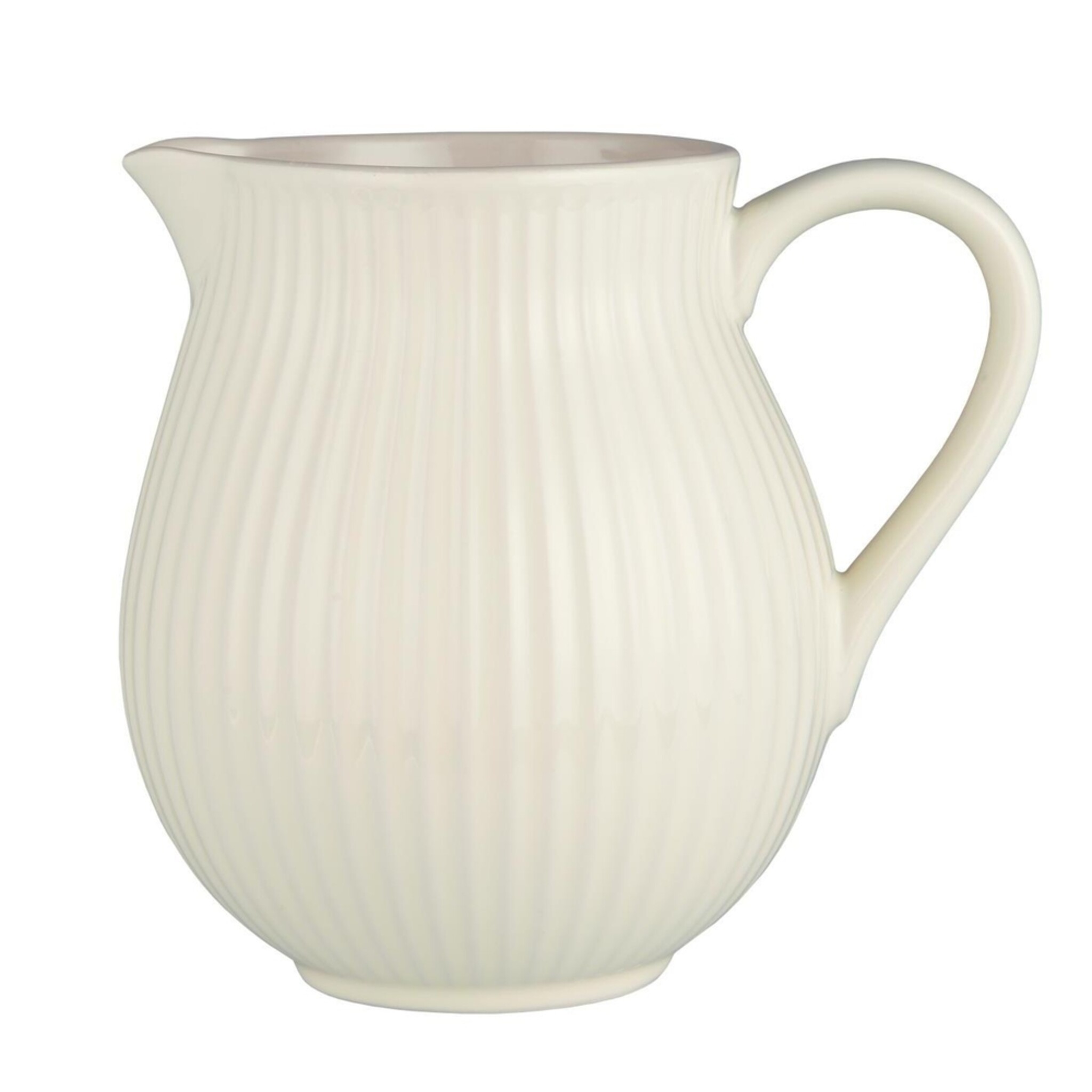 IB Laursen Mynte Kanne 2,0 Ltr Steingut Krug, butter cream 