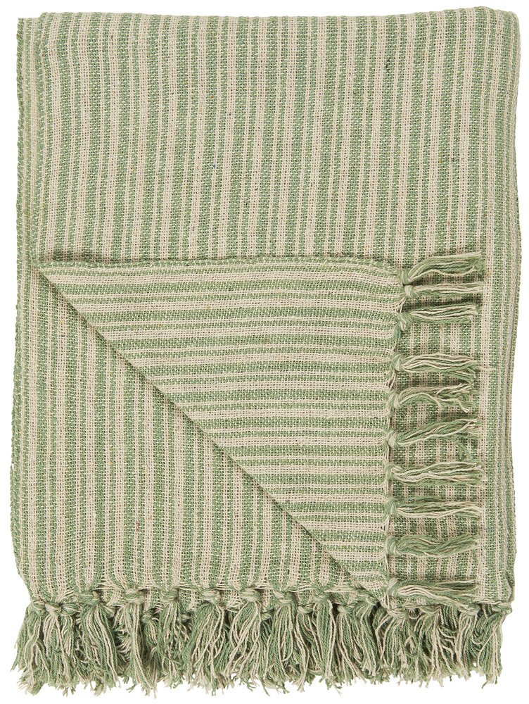 Plaid mit Streifenmuster, grün 