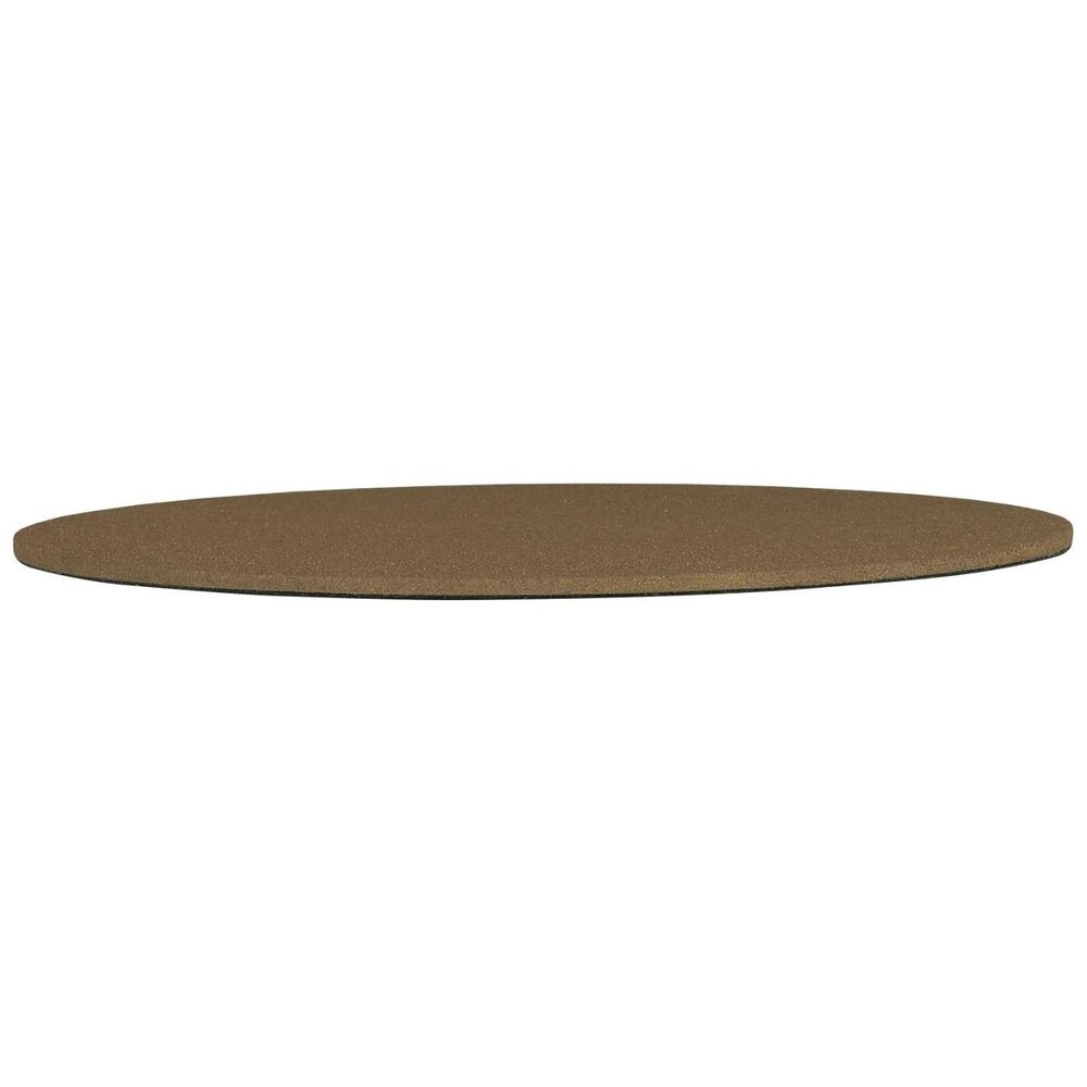 Platte für Stumpenkerze, Kerzentablett, cognac Ø 13 cm