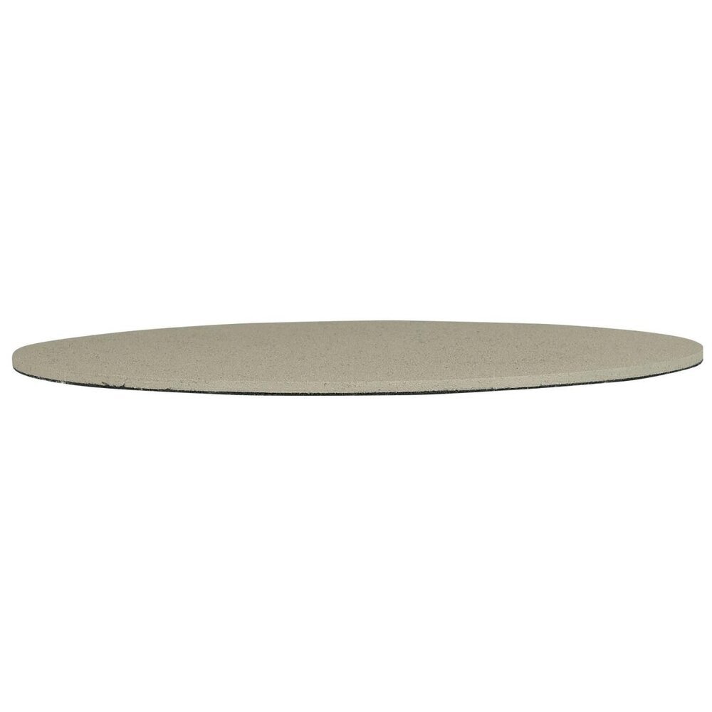Platte für Stumpenkerze, Kerzentablett, grau Ø 13 cm