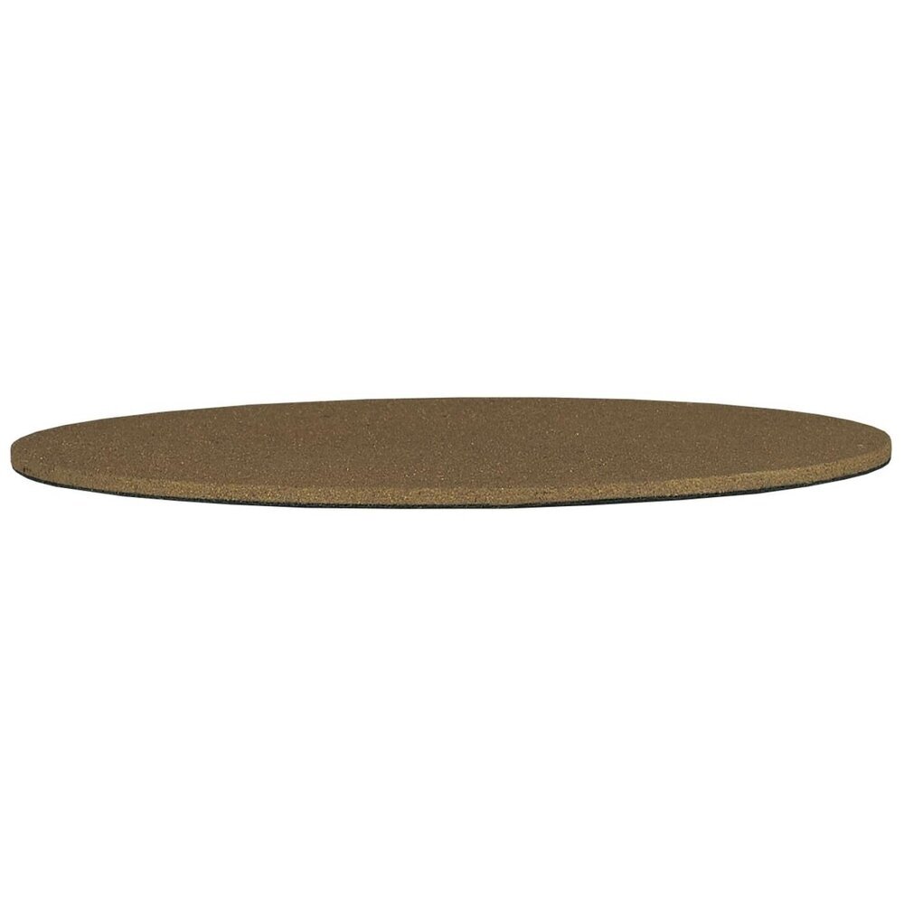 Platte für Stumpenkerze, Kerzentablett, cognac Ø 10,5 cm