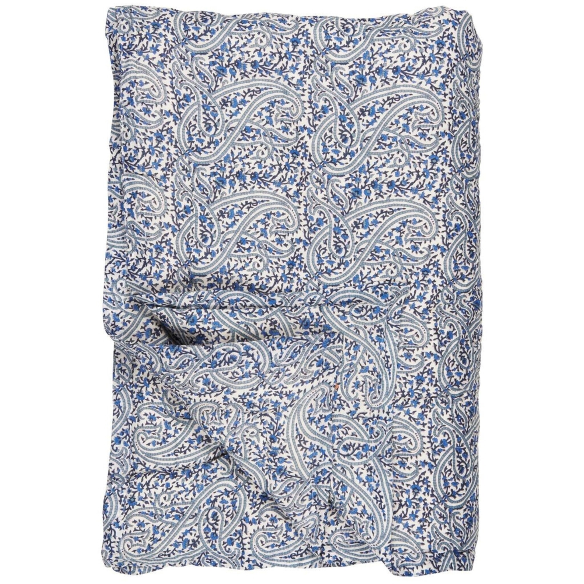 Quilt Abby blaues Paisleymuster, blau 