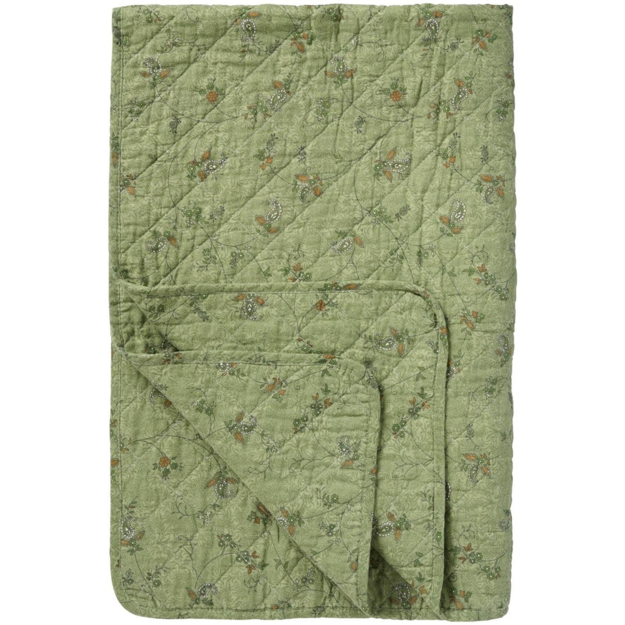 IB Laursen Quilt Blumenranke Grün, grün 