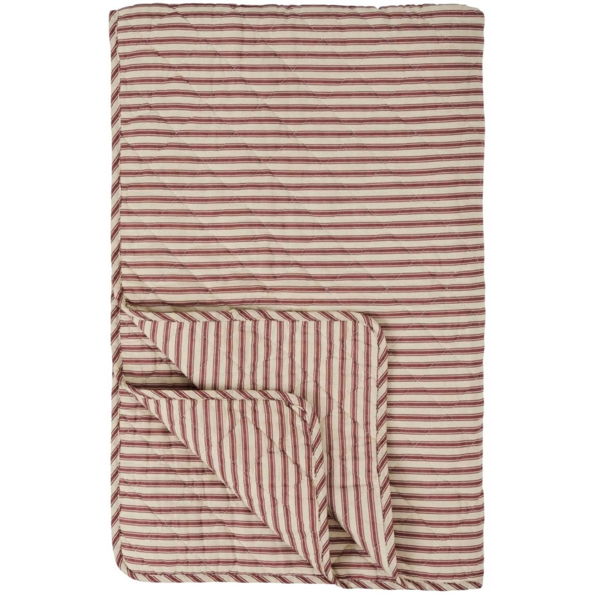 Quilt Sand mit Streifen, dusty plum 