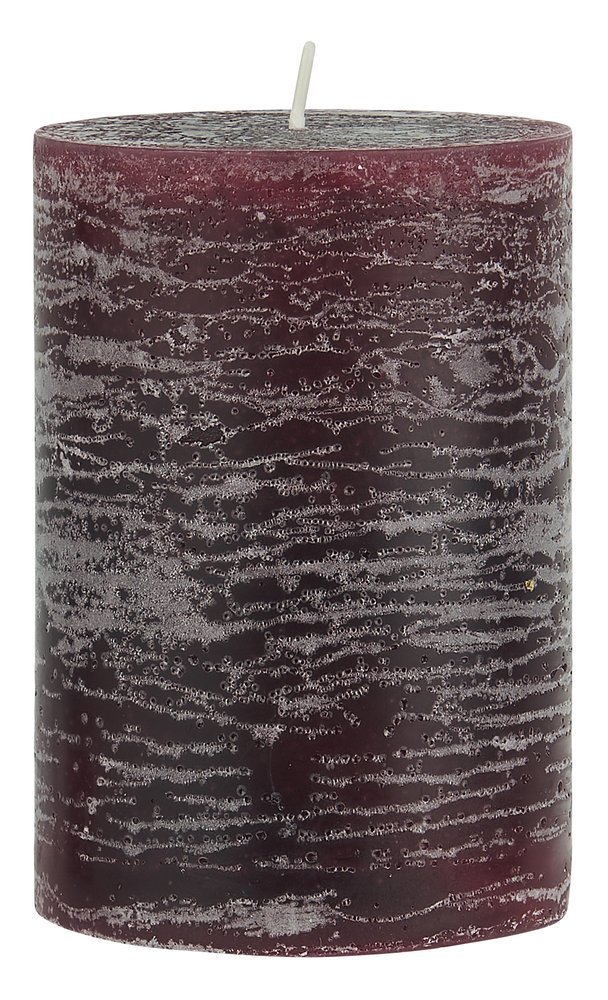 IB Laursen Rustikale Stumpenkerze, rhododendron Höhe 10 cm, Ø 7 cm