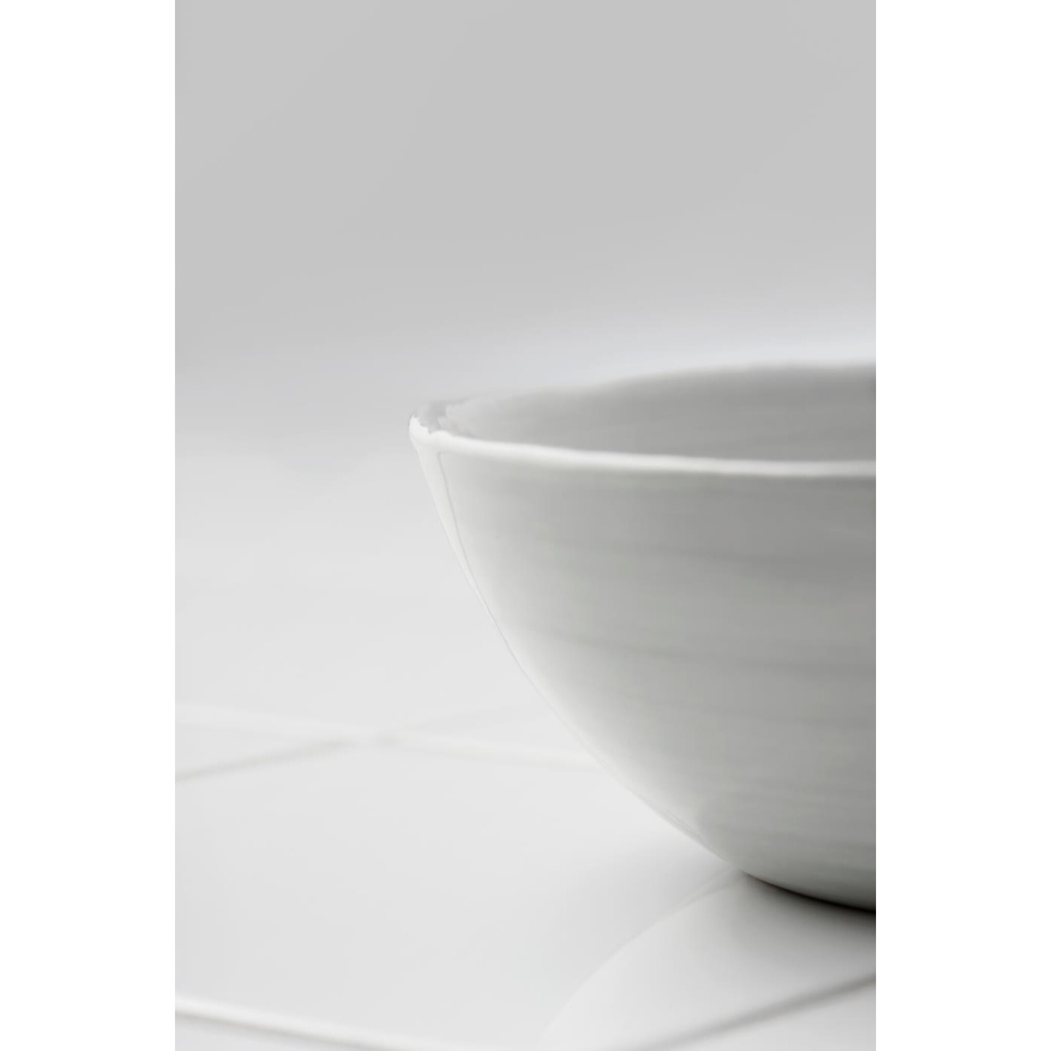 Steingut-Schale Grey Waves, grau 