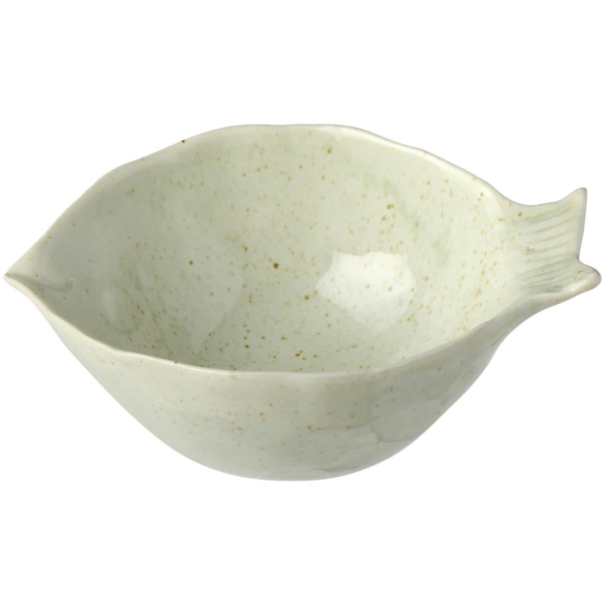 IB Laursen Ocean Schale Fisch, weiss 