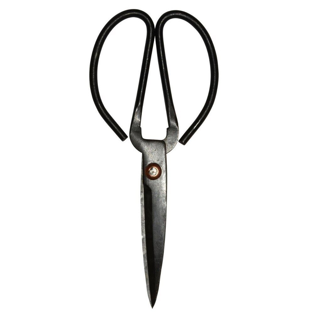 IB Laursen Schere aus Metall, schwarz Groß 21,5x9,5cm