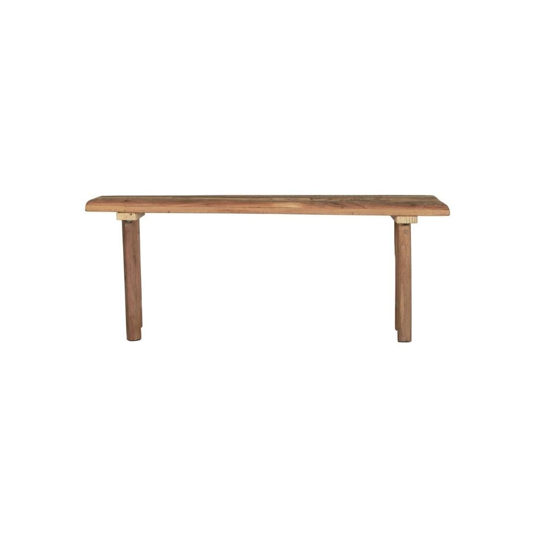 Schlichte Holzbank UNIKA,  90 x 25 x 36 cm