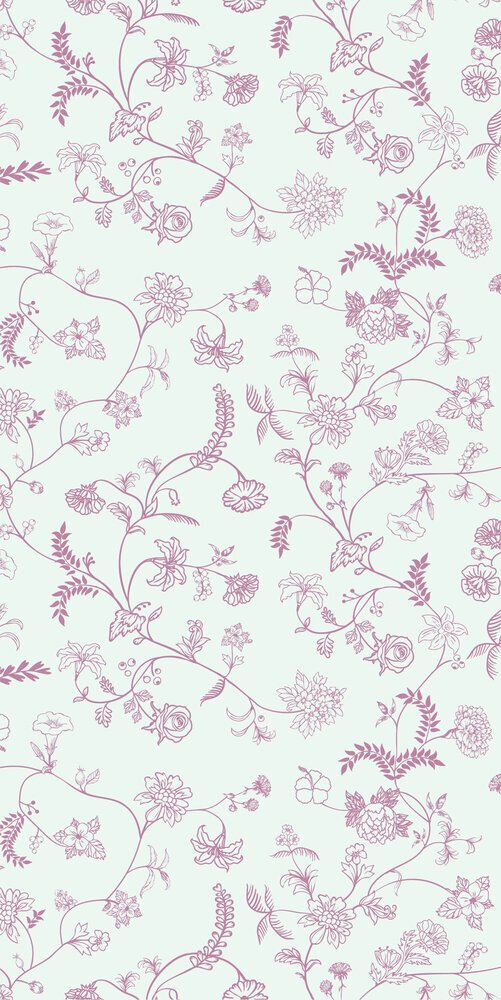 Serviette Blossoms, faded rose 