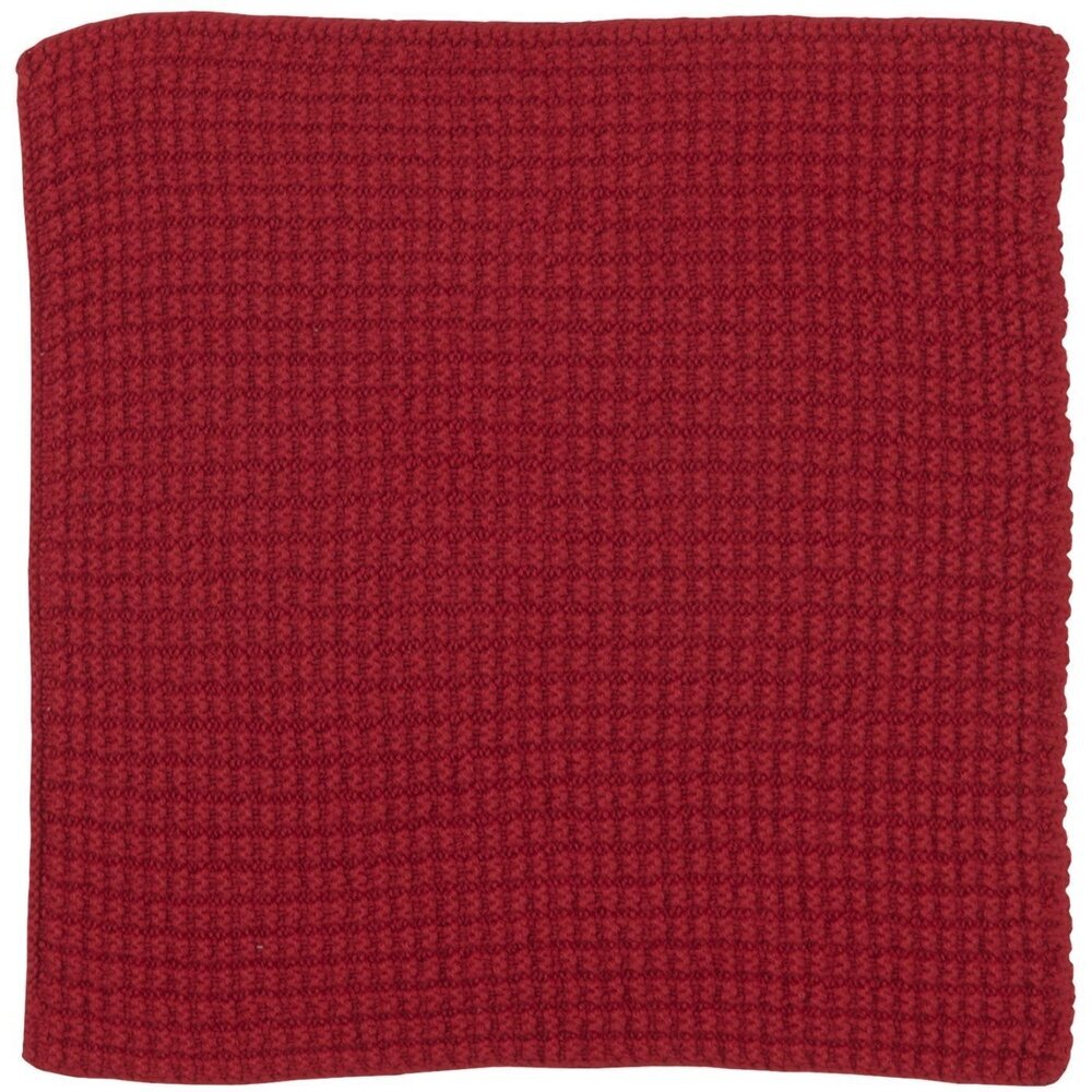 Spüllappen gestrickt, rot 