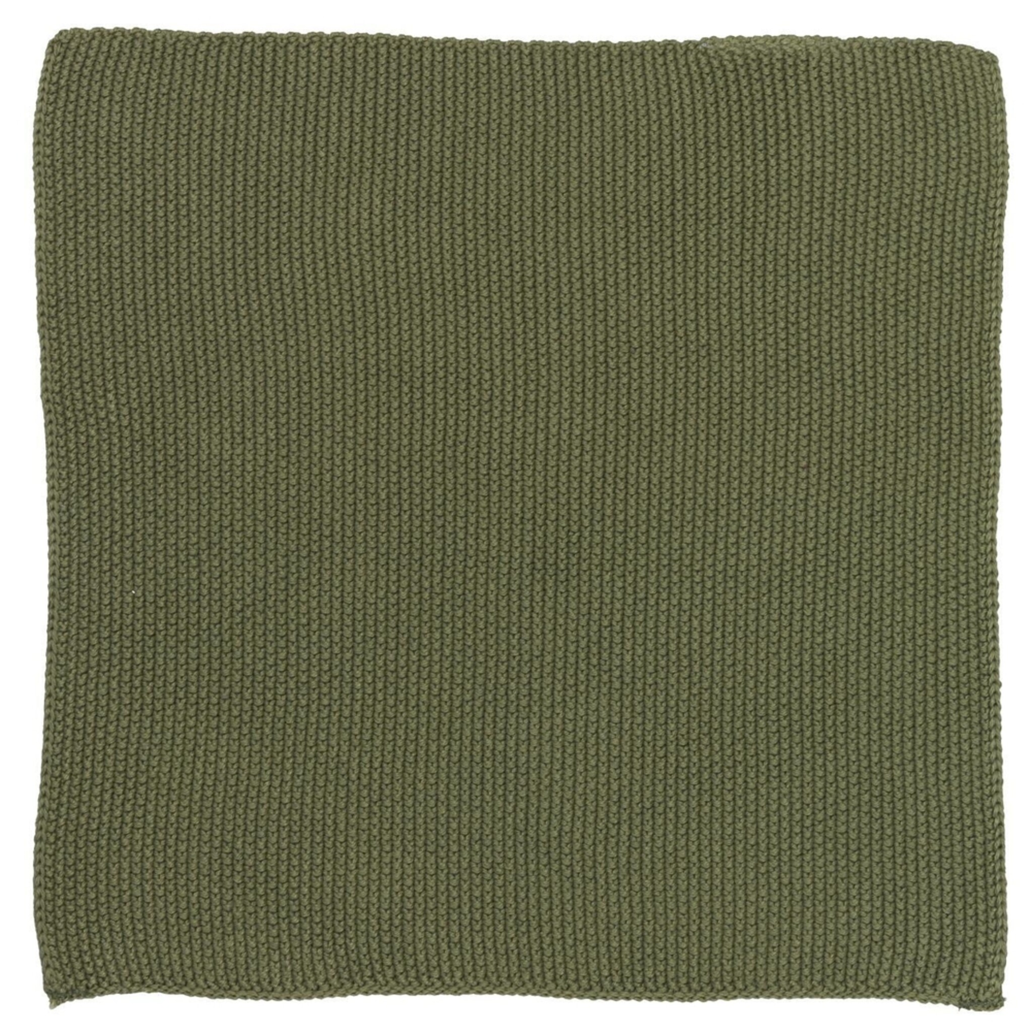 Spüllappen Mynte gestrickt, olive 