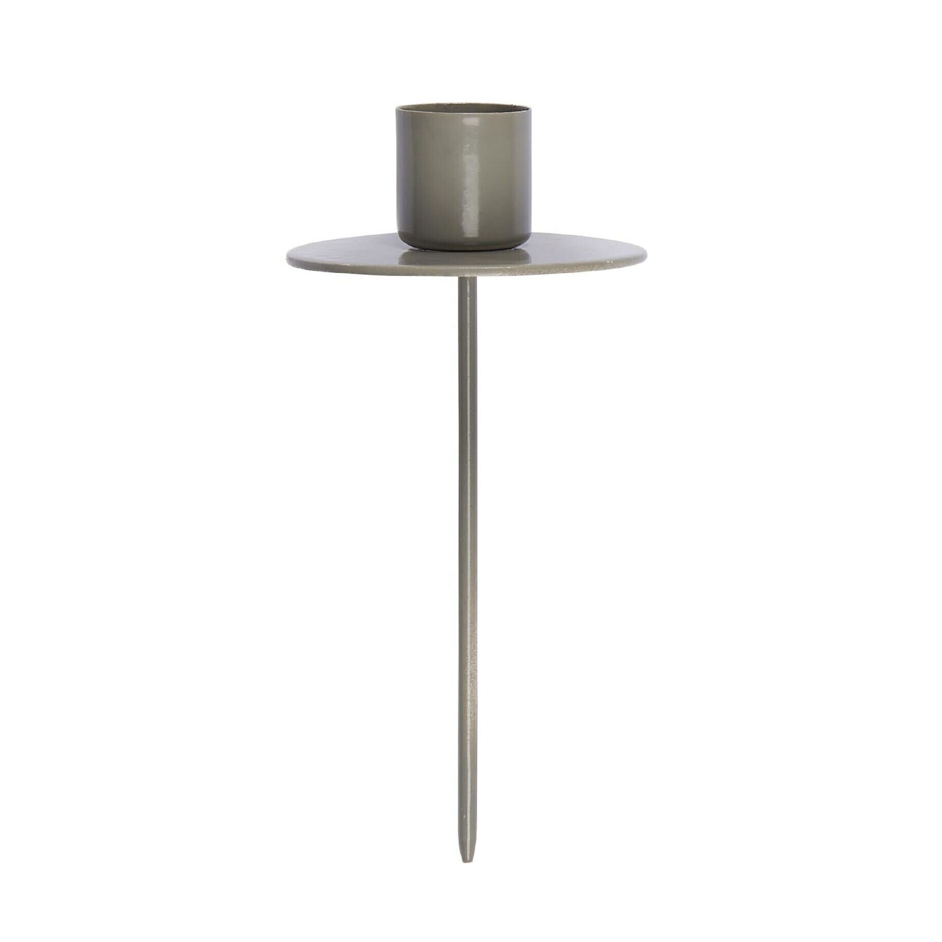 Stabkerzen Spiess, grau 