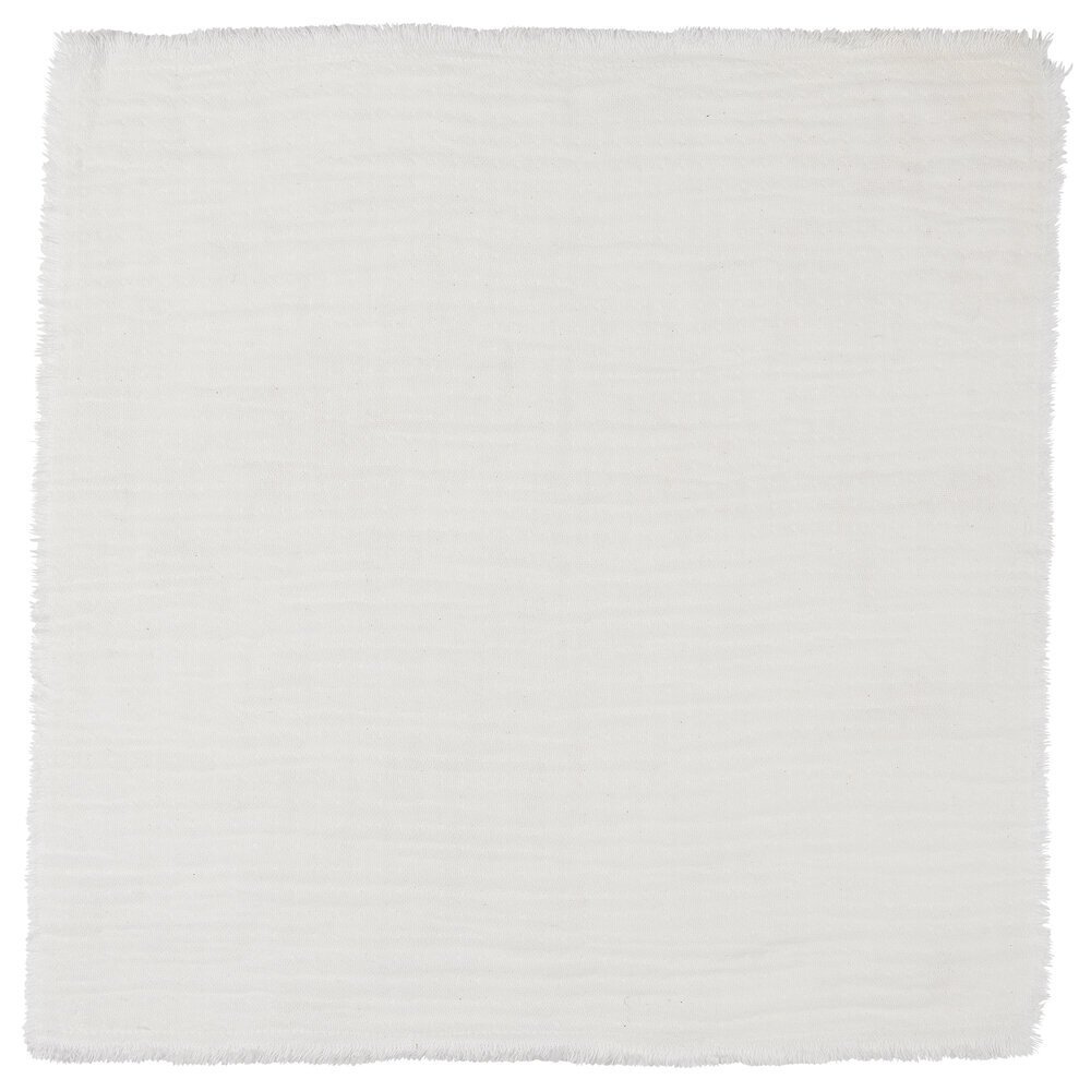 Stoffserviette doppelt gewebt, weiss 40 x 40 cm