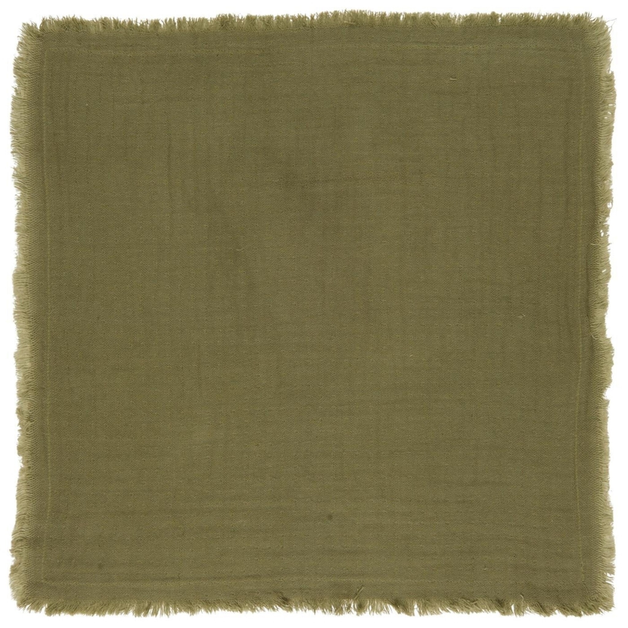 Stoffserviette doppelt gewebt, chalk green 