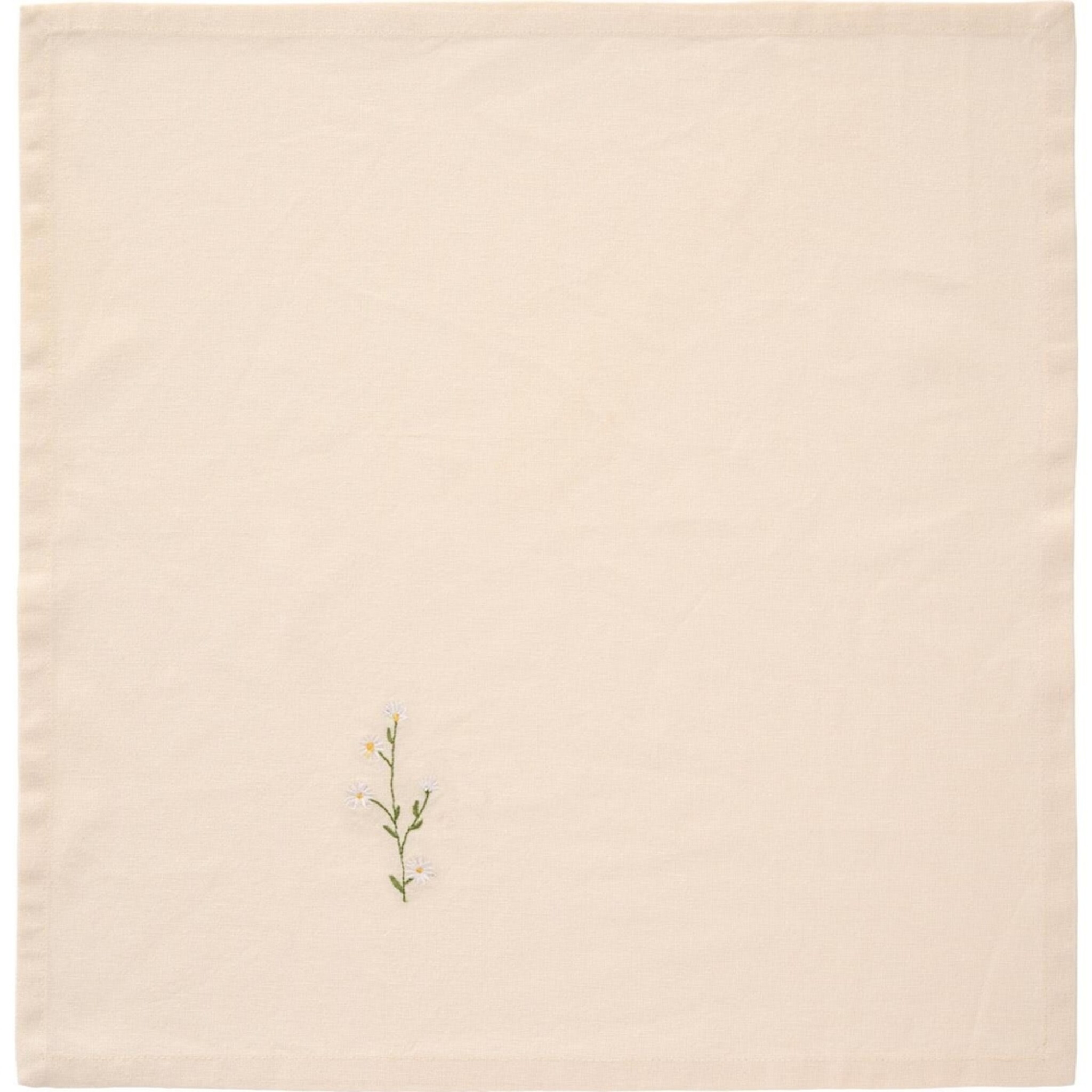 Stoffserviette Flora, creme 