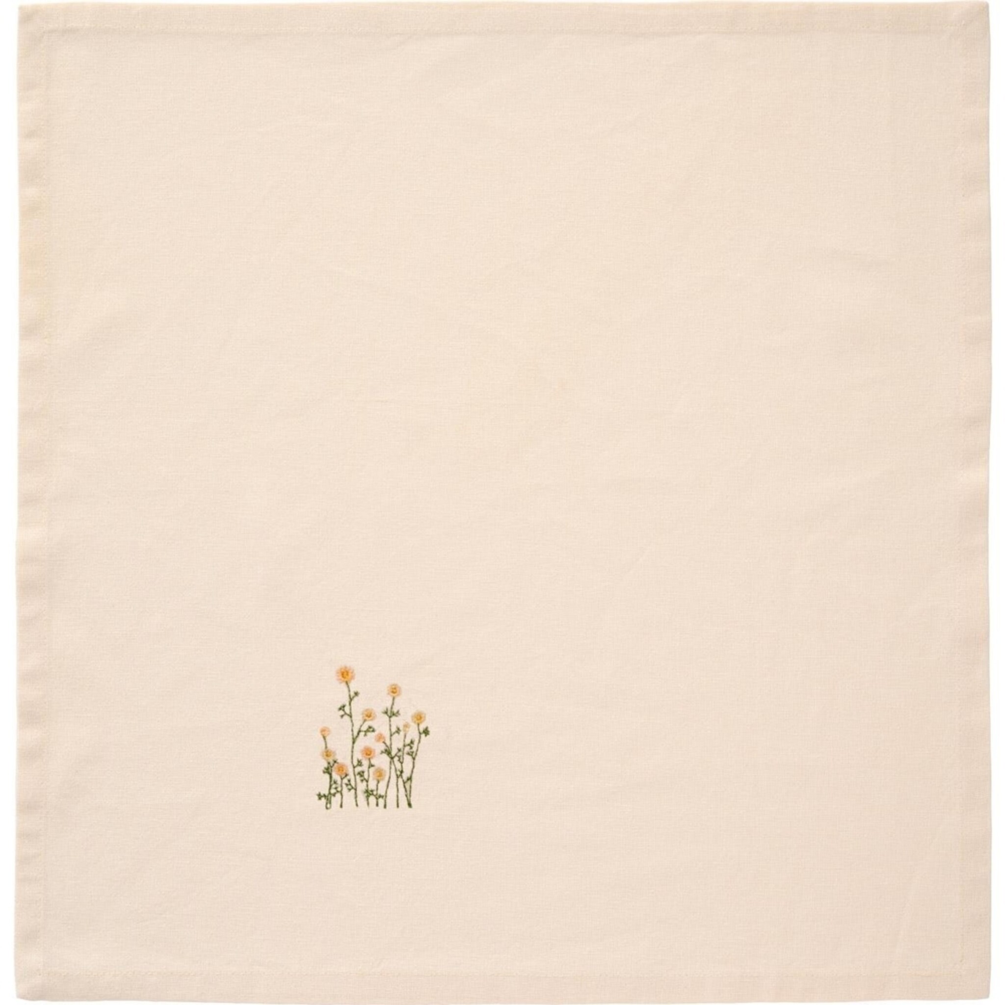 Stoffserviette Flora, creme 