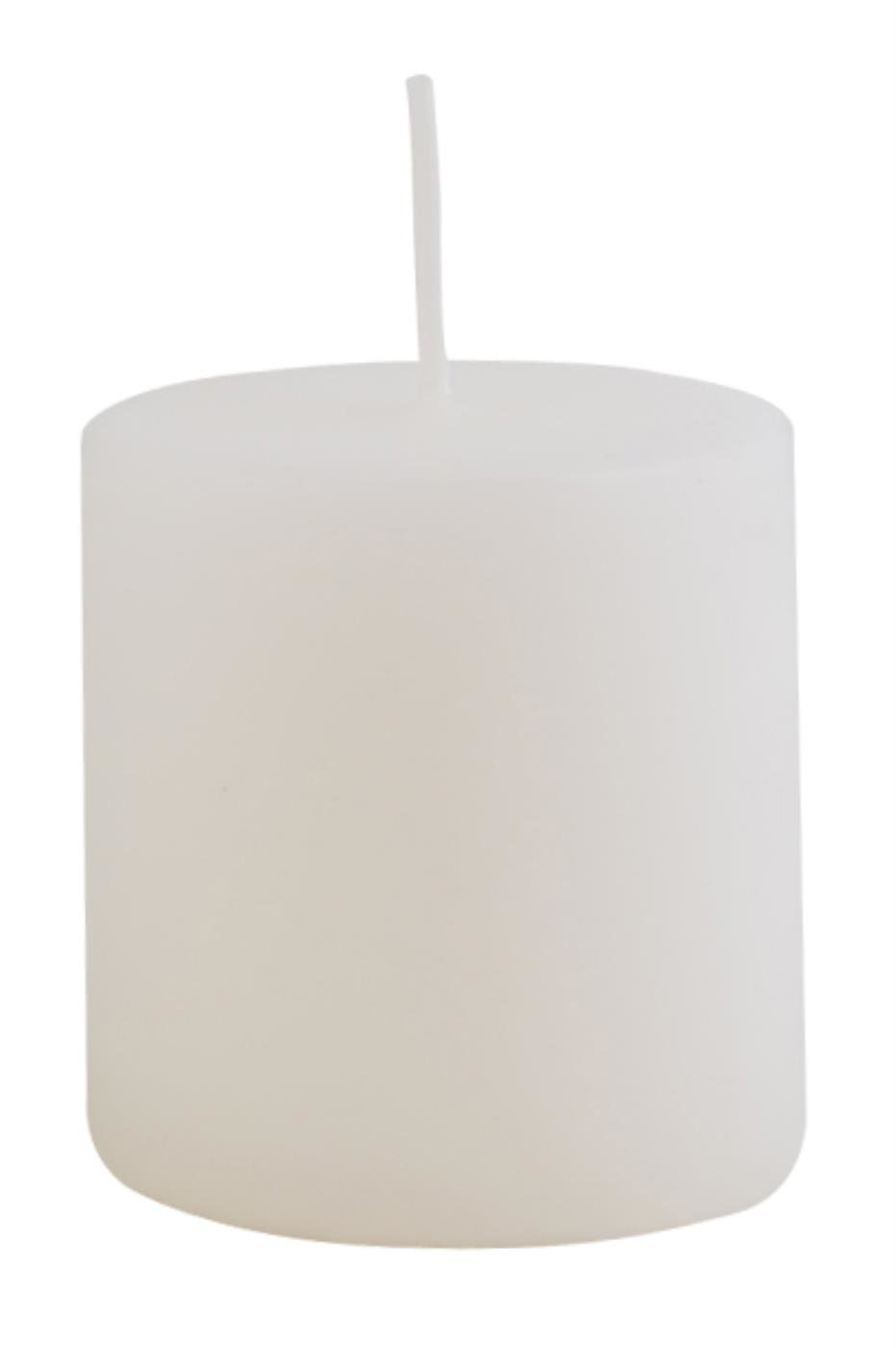 IB Laursen Stumpenkerze, weiss Höhe 7,00 cm, Ø 6,00 cm