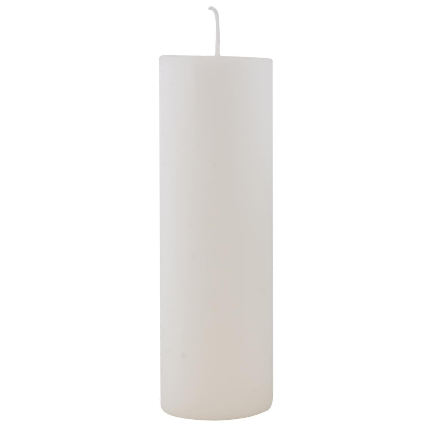IB Laursen Stumpenkerze 20cm, weiss 