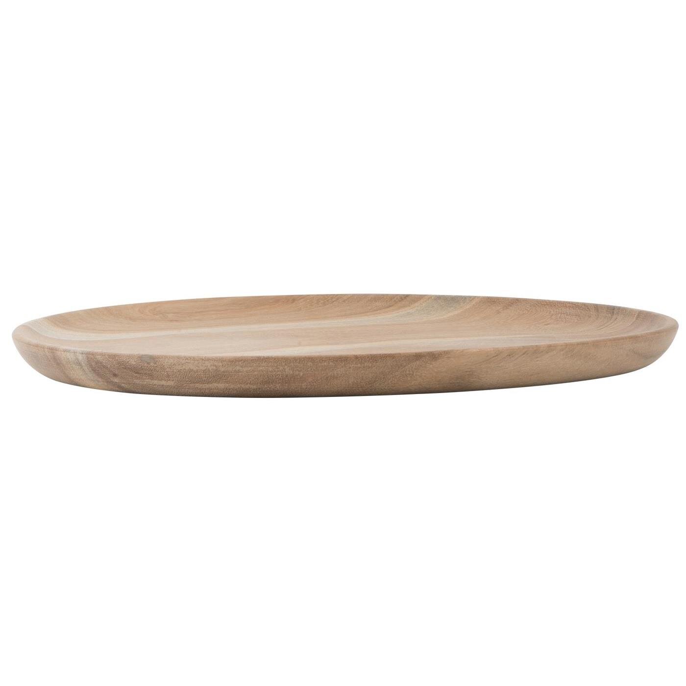 Tablett Teller Akazienholz, natur Ø 29 cm, Höhe 2 cm