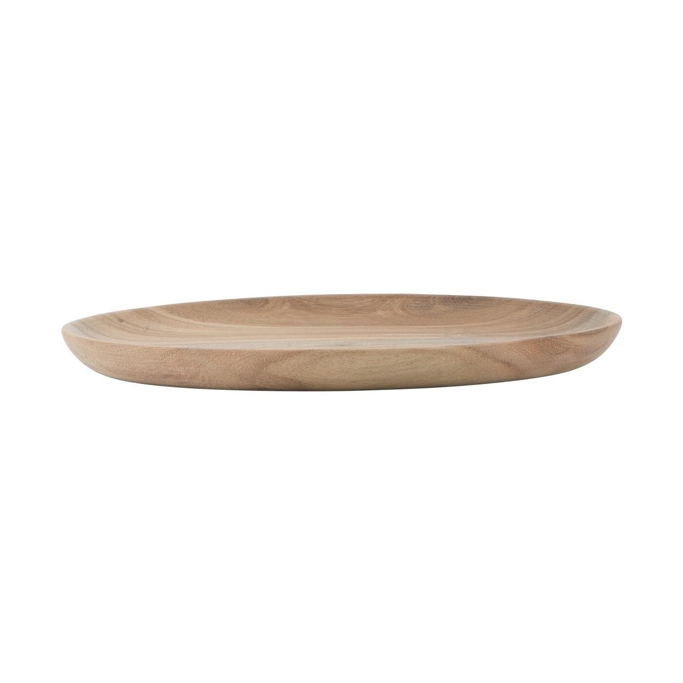 Tablett Teller Akazienholz, natur Ø 25 cm, Höhe 2 cm
