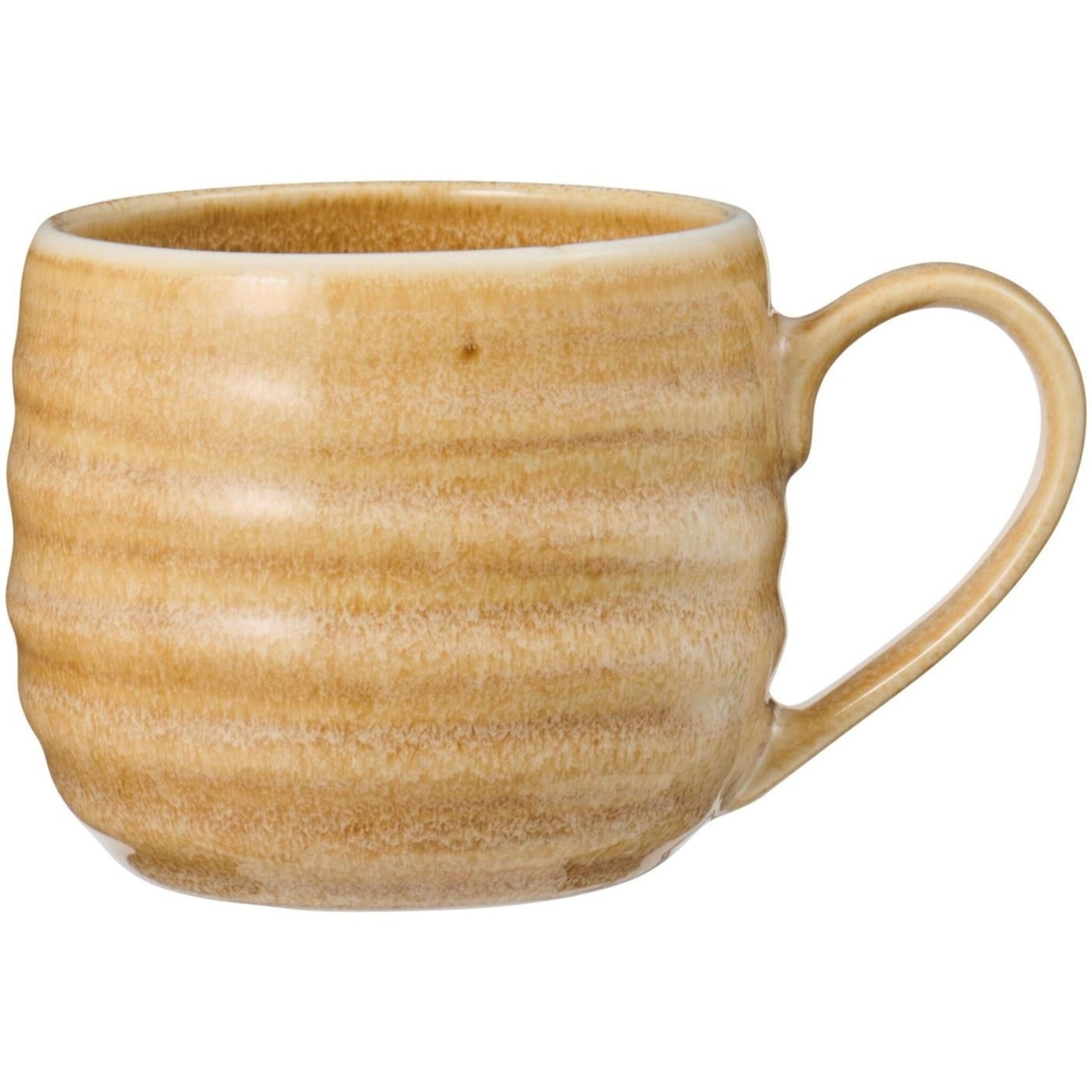 IB Laursen Tasse Allinge mit Henkel, senf 