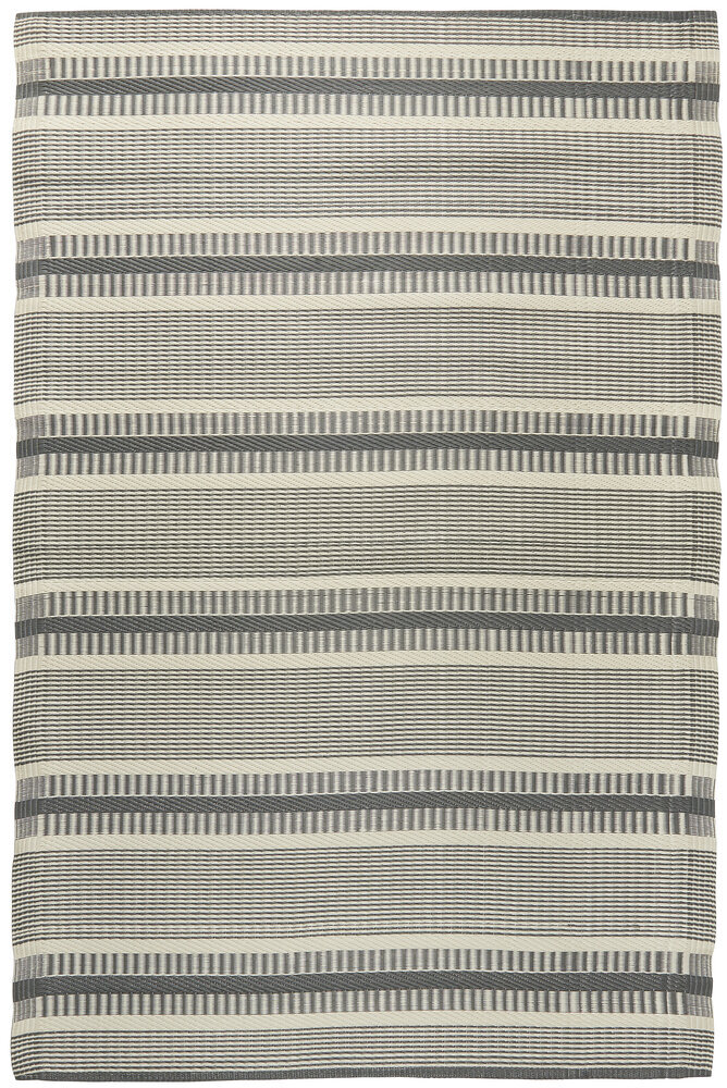 Teppich gestreift, grau 